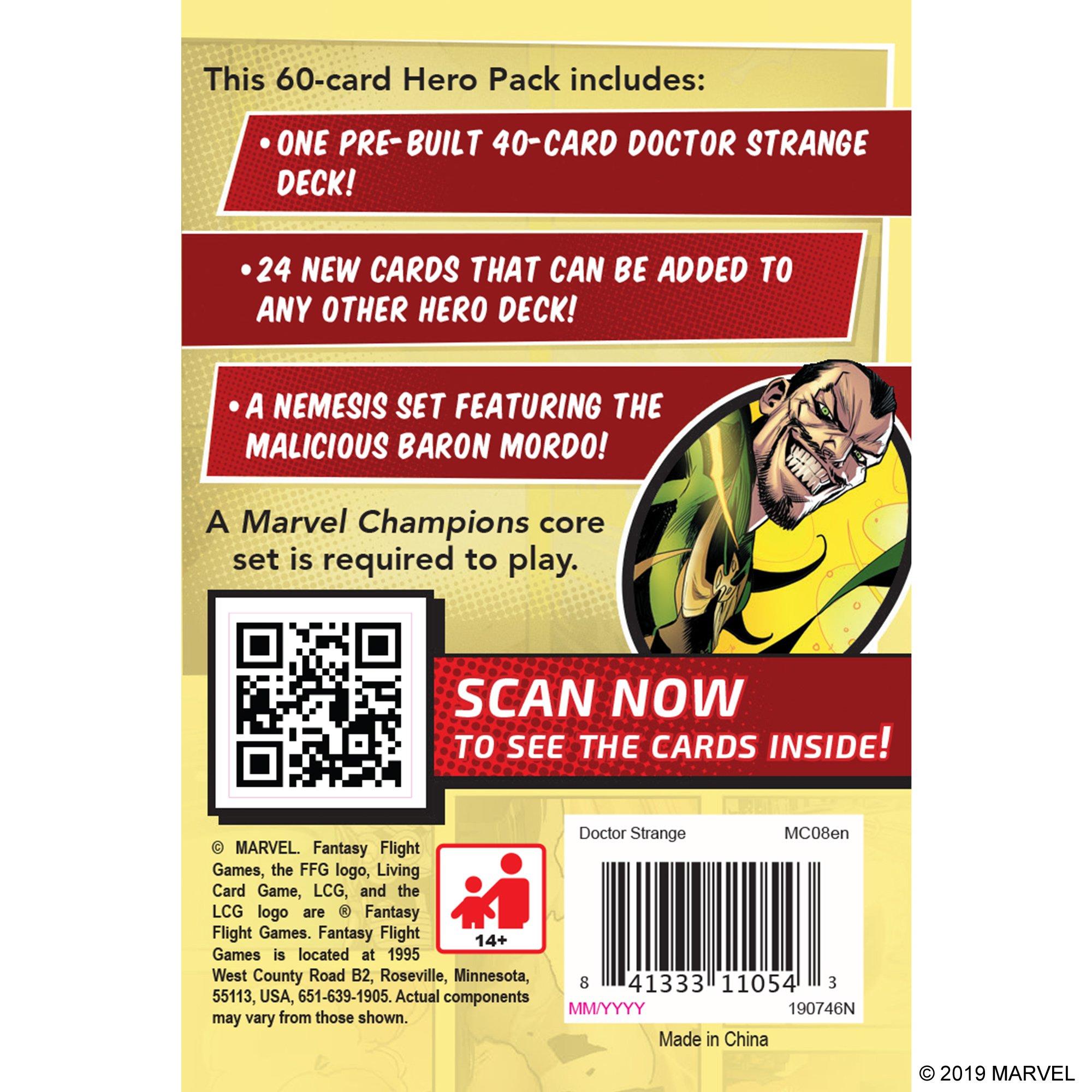Hero Pack  -=NEW= FFG Marvel Champions Doctor Strange 