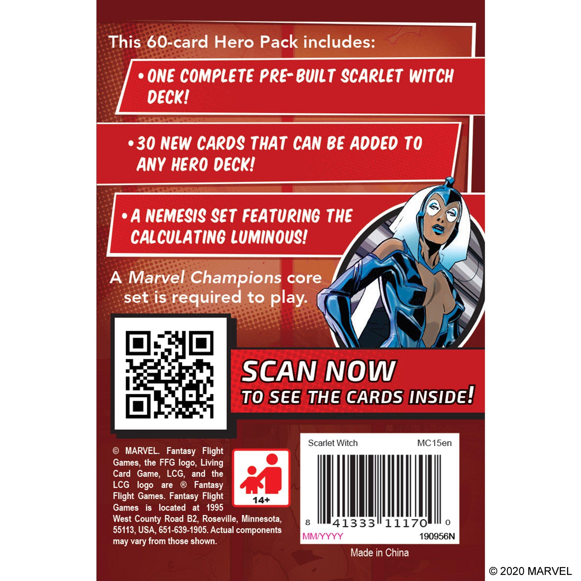 Marvel Champions: The Card Game Scarlet Witch Hero Pack