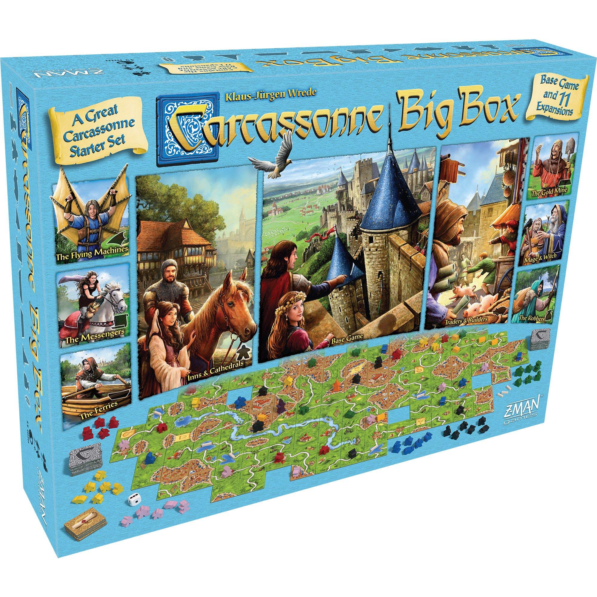 Oppervlakte Parana rivier Charles Keasing Carcassonne Big Box Board Game | GameStop