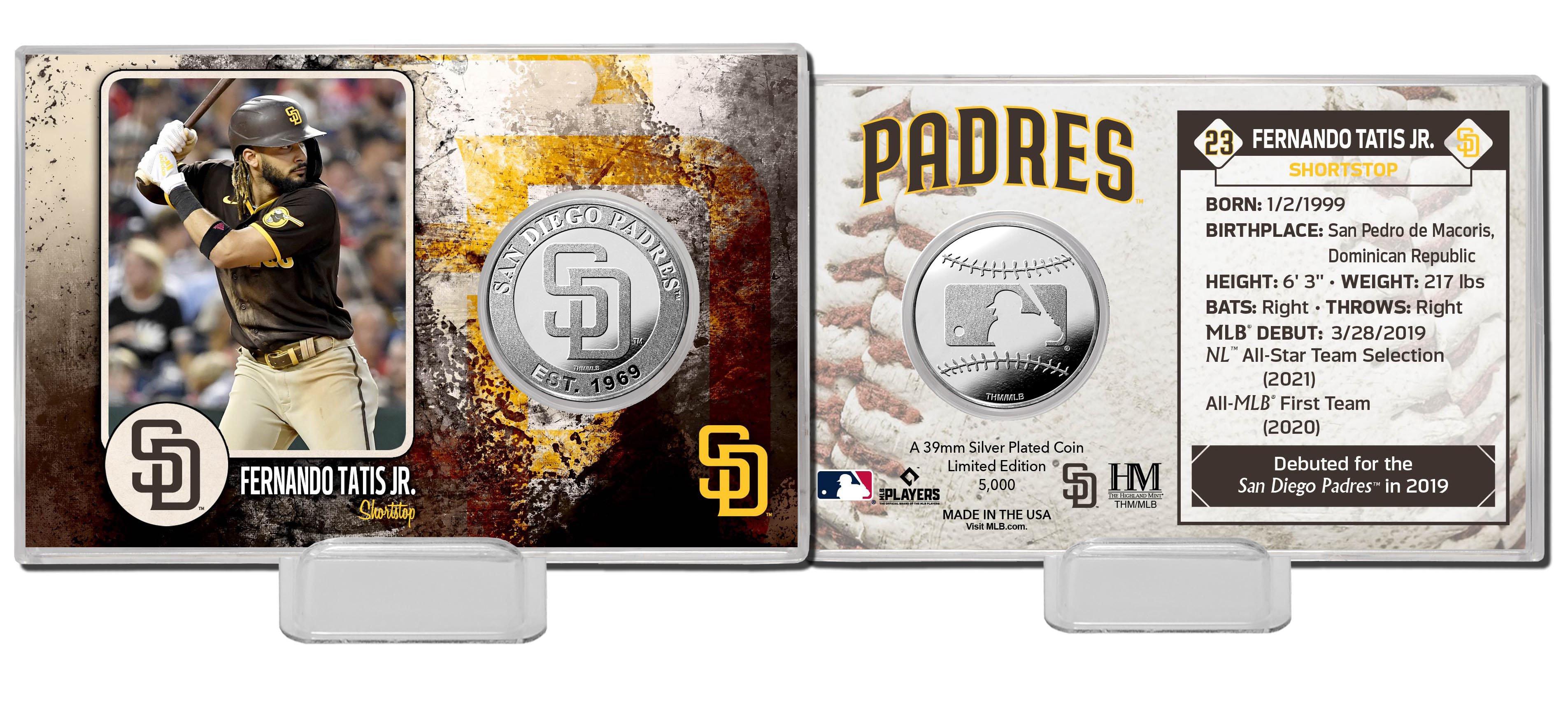 Highland Mint MLB San Diego Padres Fernando 'El Nino' Tatis Silver Coin Card