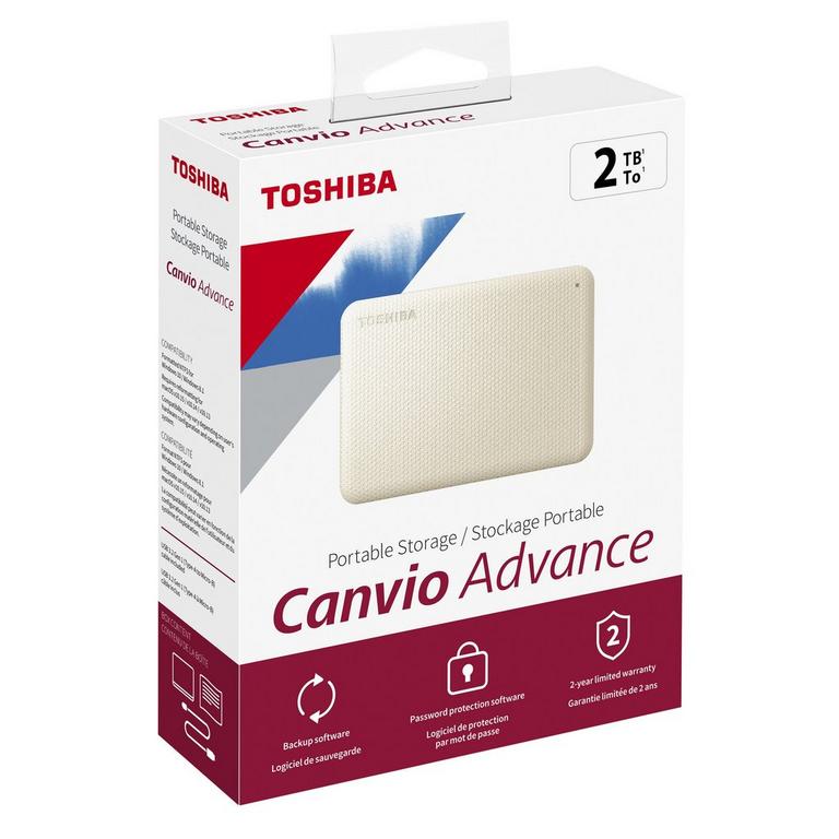 Toshiba Canvio Advance Portable External Hard Drive 2TB