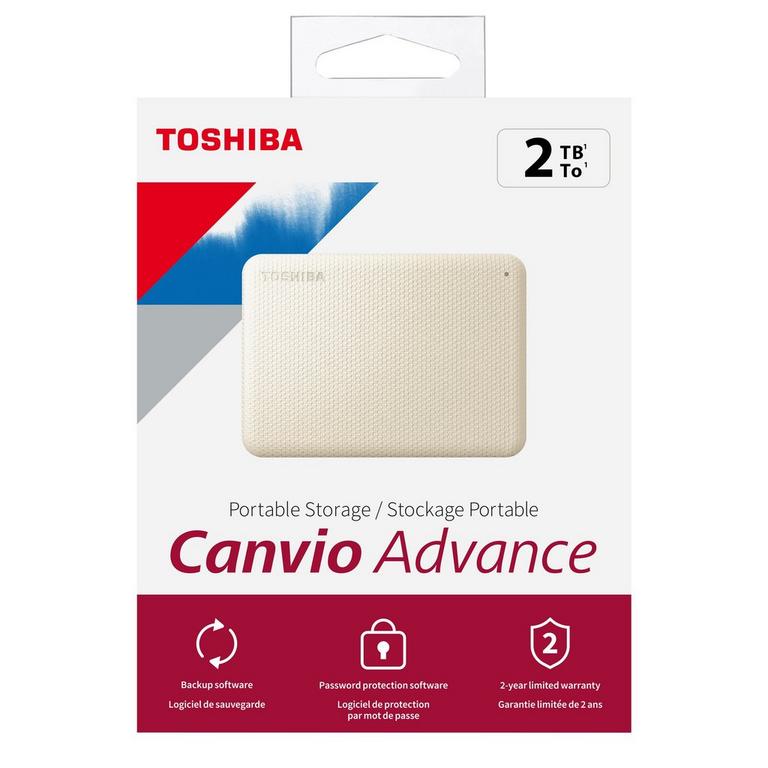 Toshiba Canvio Advance Portable External Hard Drive 2TB