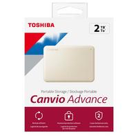 list item 21 of 22 Toshiba Canvio Advance Portable External Hard Drive 2TB