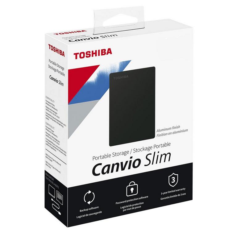 Toshiba Canvio Slim Portable Hard Drive 2TB