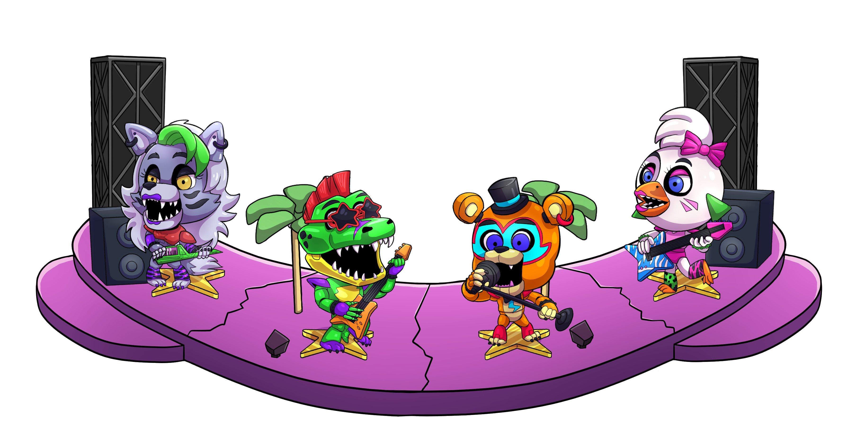 Five Nights at Freddy's: Craftables (Security Breach) 3 pack Bundle