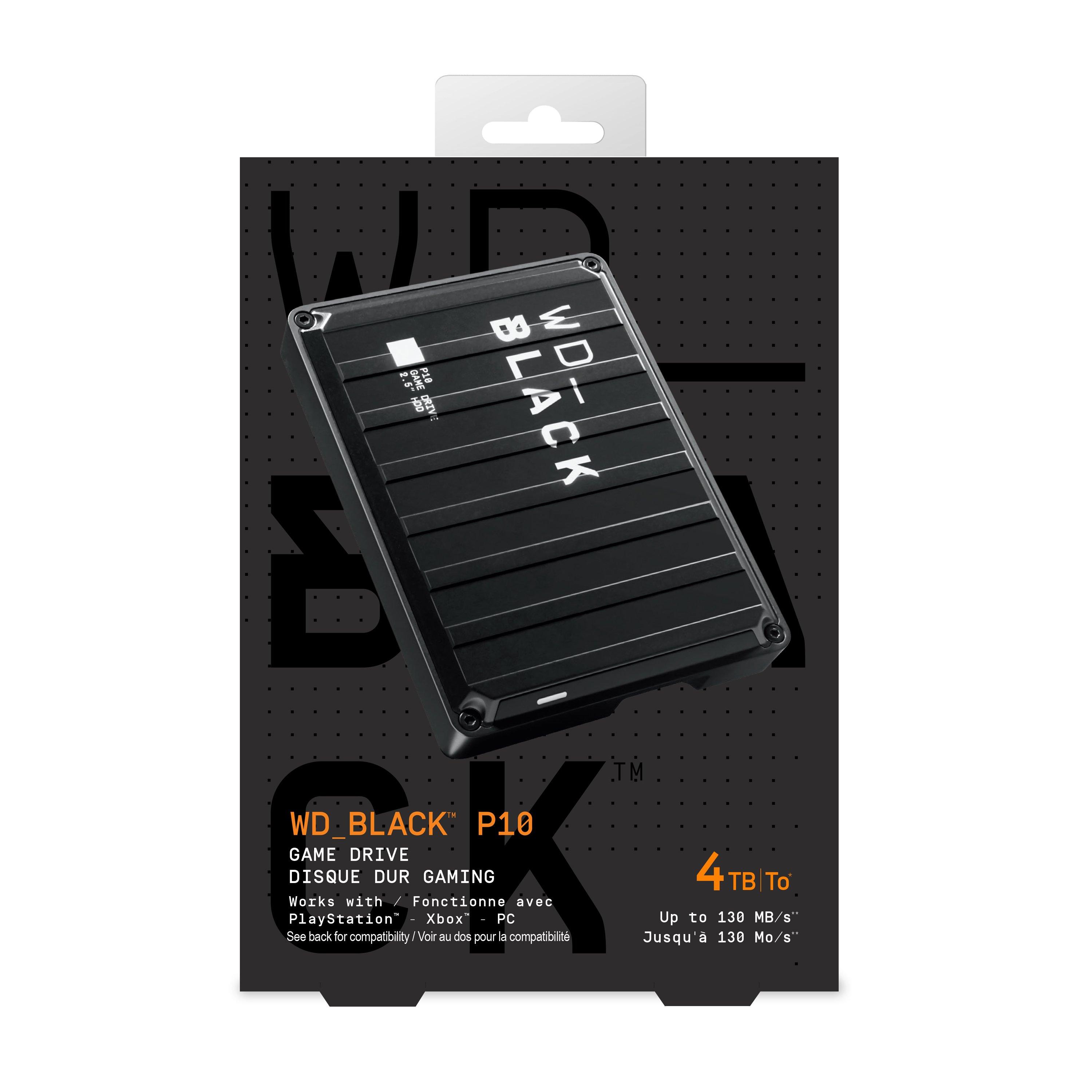 WD_Black 4TB P10 External Gaming Hard Drive for Xbox/PlayStation/PC