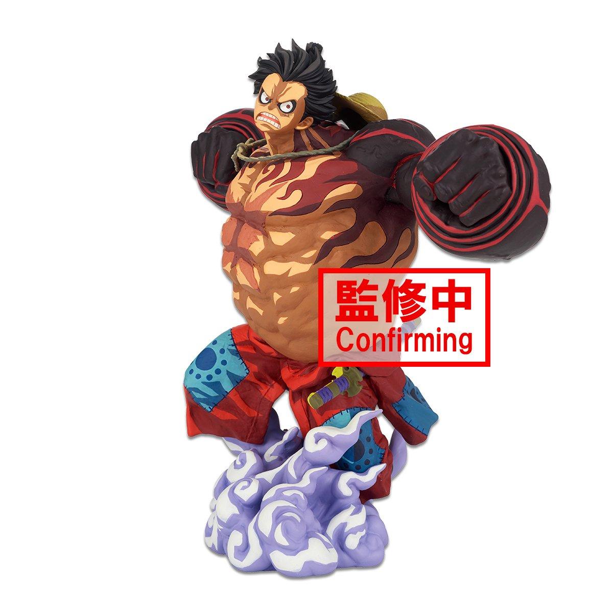 Banpresto One Piece Monkey D Luffy Fourth Gear Two Dimensions Banpresto World Colosseum 3 Super Master Stars Piece Figure