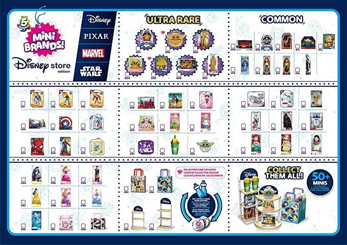 Disney Store Mini Brands Toy Store Playset with 2 Exclusive Minis by ZURU