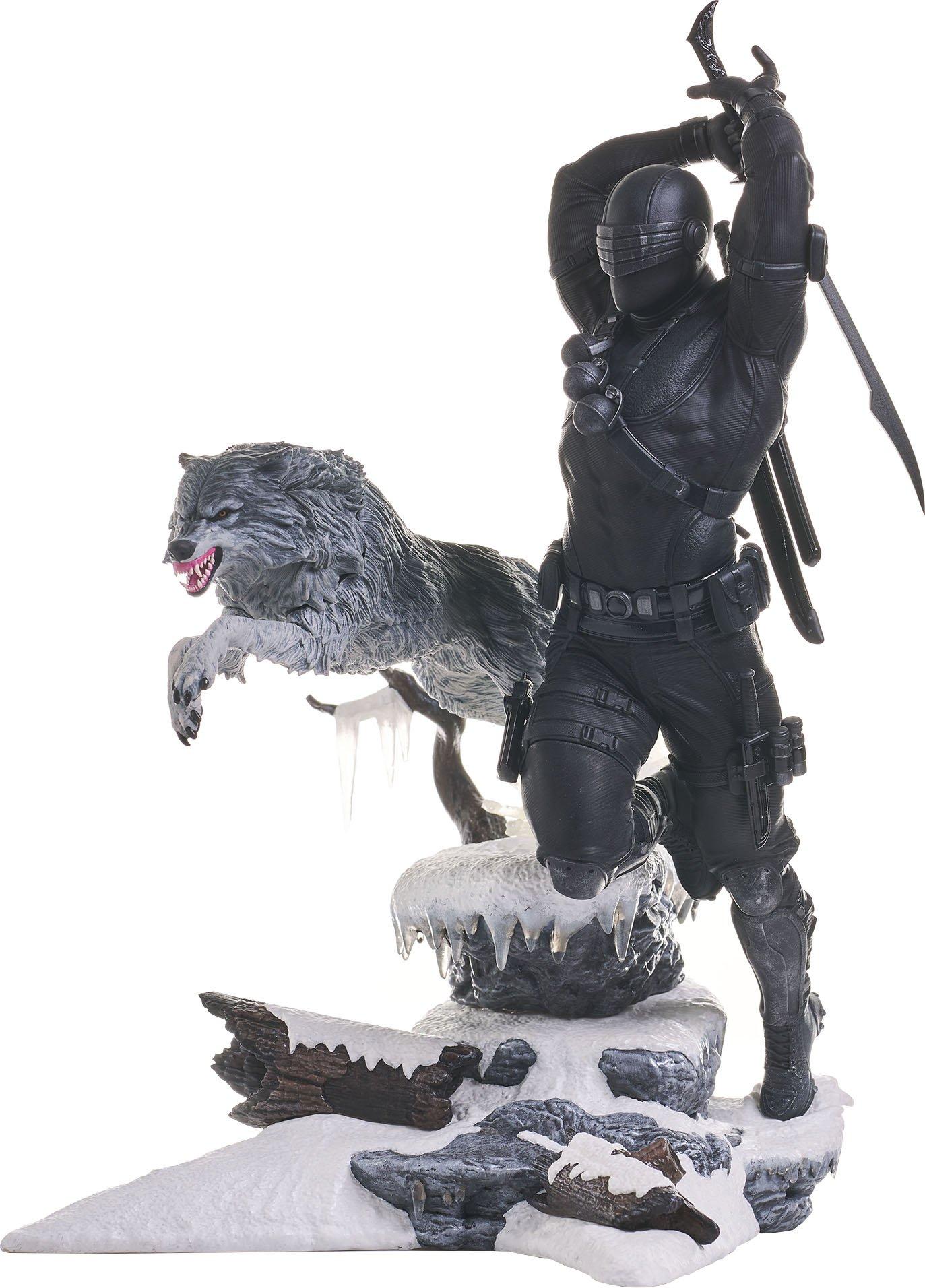 Diamond Select Toys G.I. Joe Snake Eyes and Timber Gallery 11-in