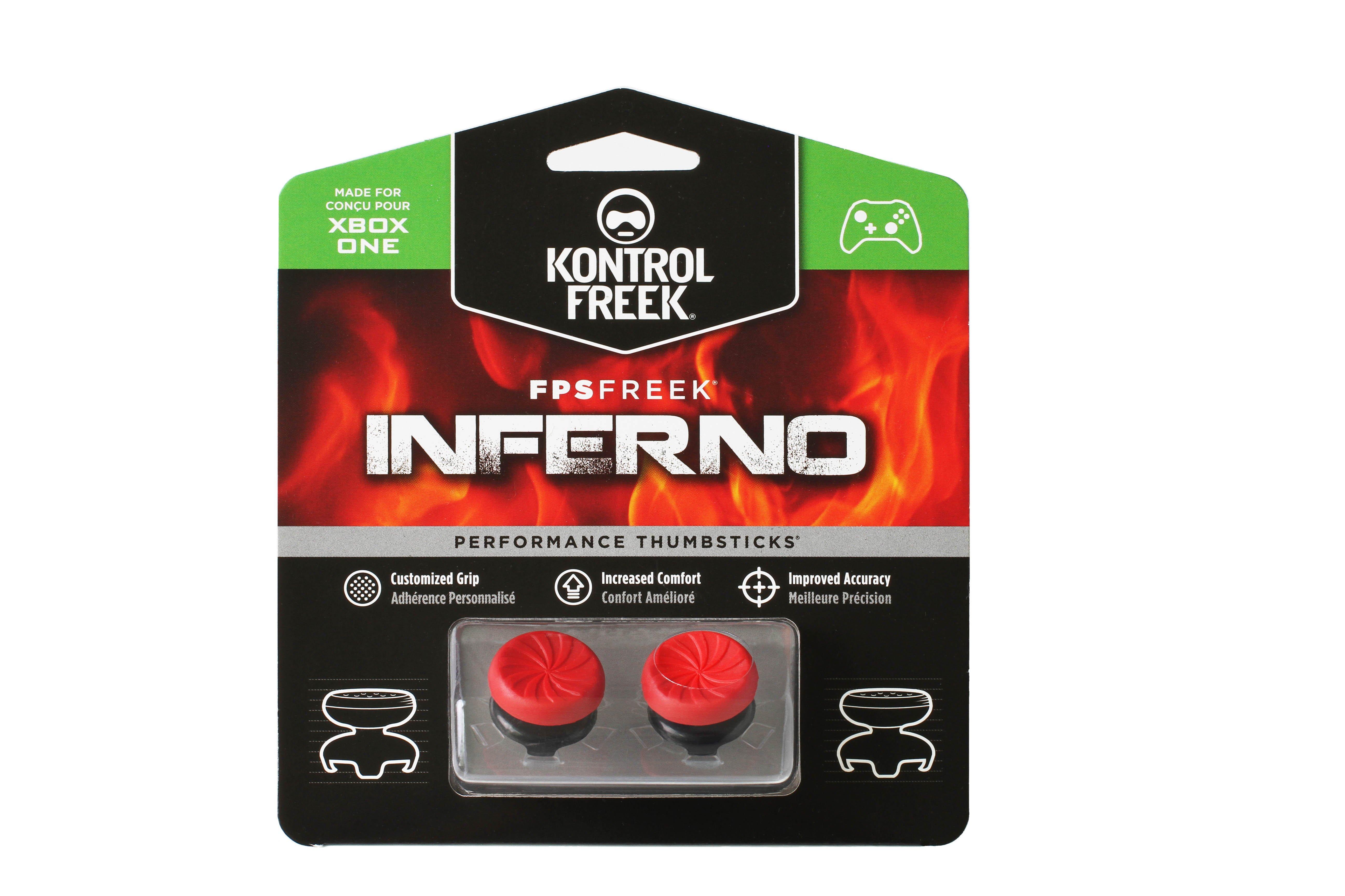 Thumbsticks for Performance KontrolFreek GameStop X Freek Series FPS Xbox | and One Xbox Inferno