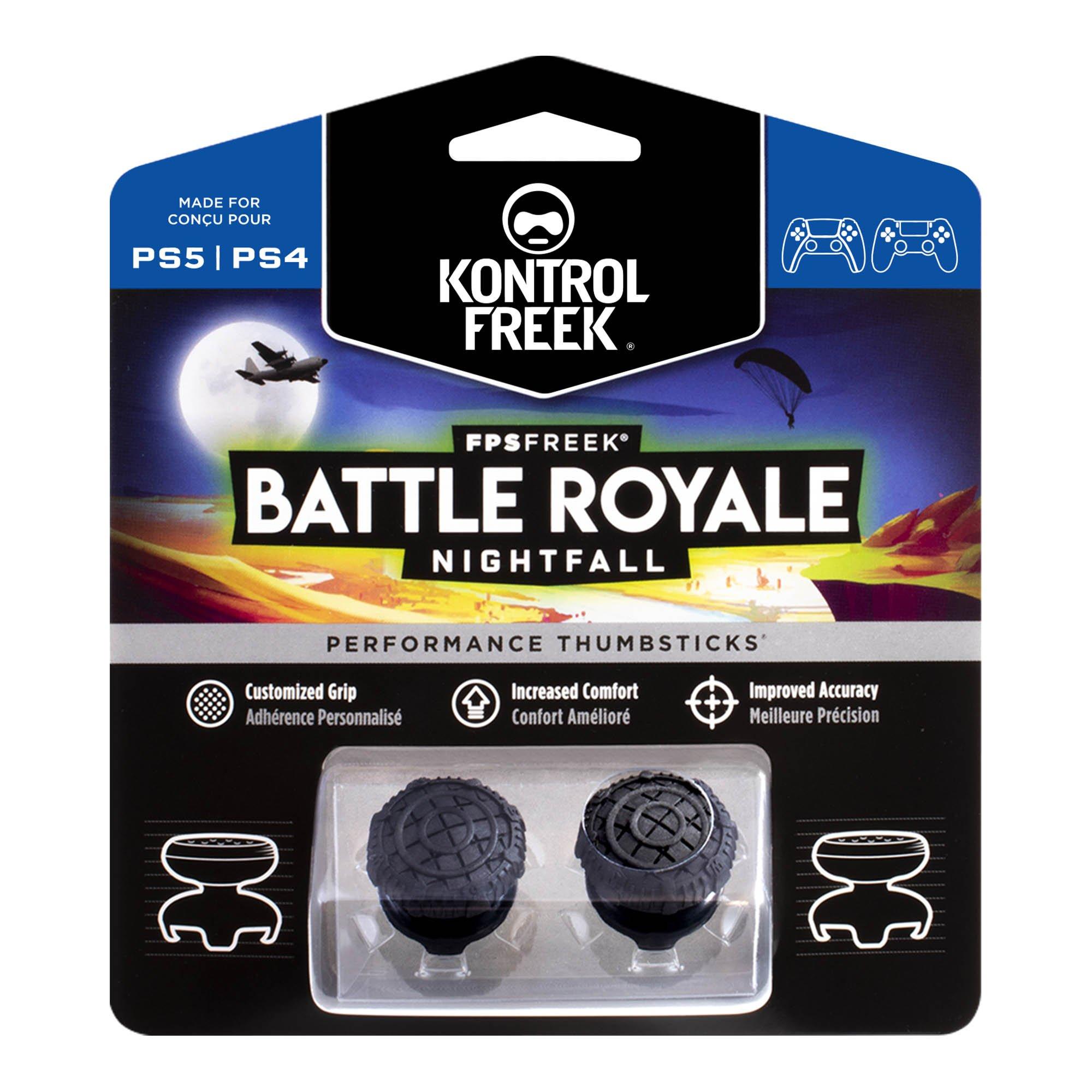 KontrolFreek FPS Freek Battle Royale Nightfall Performance Kit para  PlayStation 4 Controller (PS4) | Incluye palancas de rendimiento y  empuñaduras de