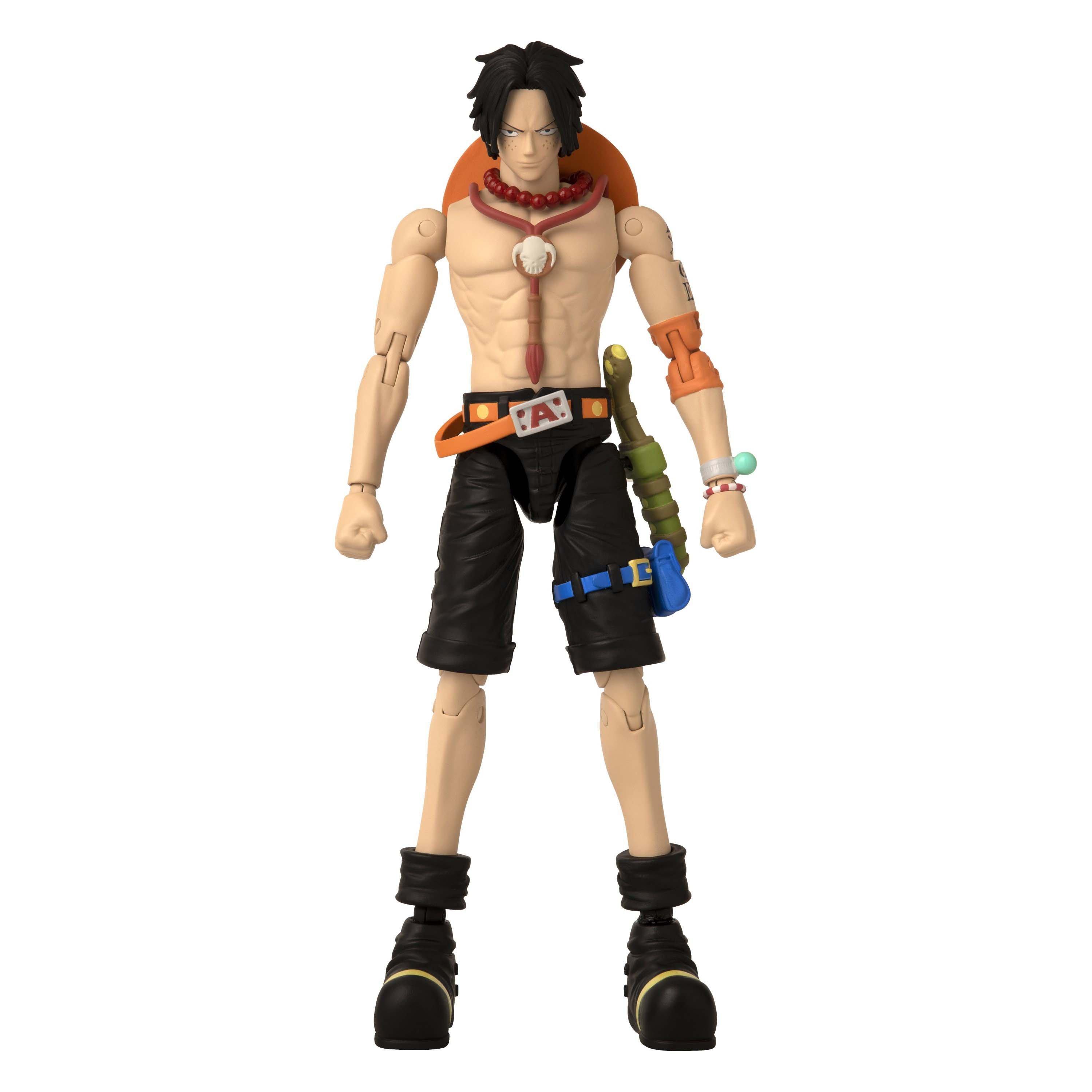 Bandai One Piece Portgas D Ace Anime Heroes 6 5 In Action Figure Gamestop