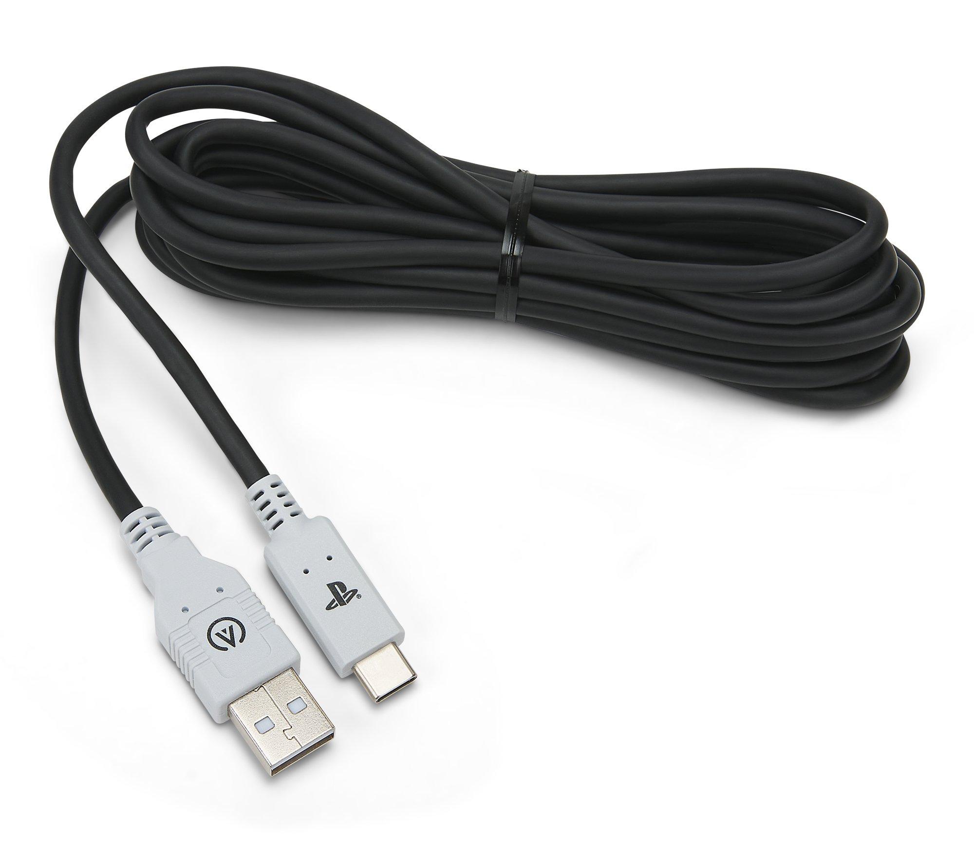 list item 2 of 7 PowerA 10-ft USB-C Charging Cable for PlayStation 5