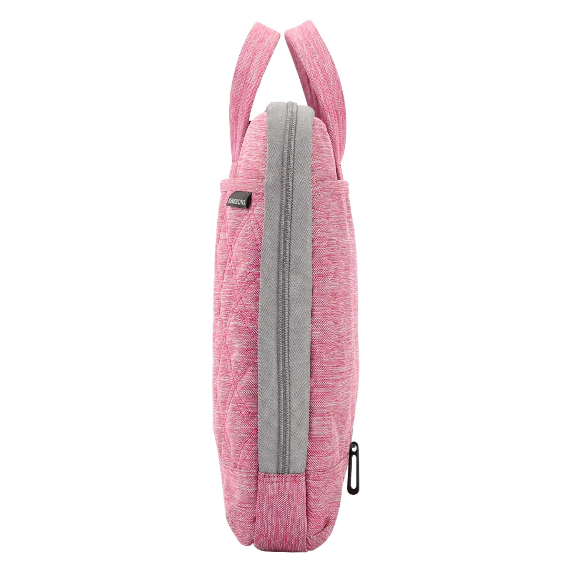 list item 3 of 4 Kingsons Trace Series Womens Laptop Bag Pink