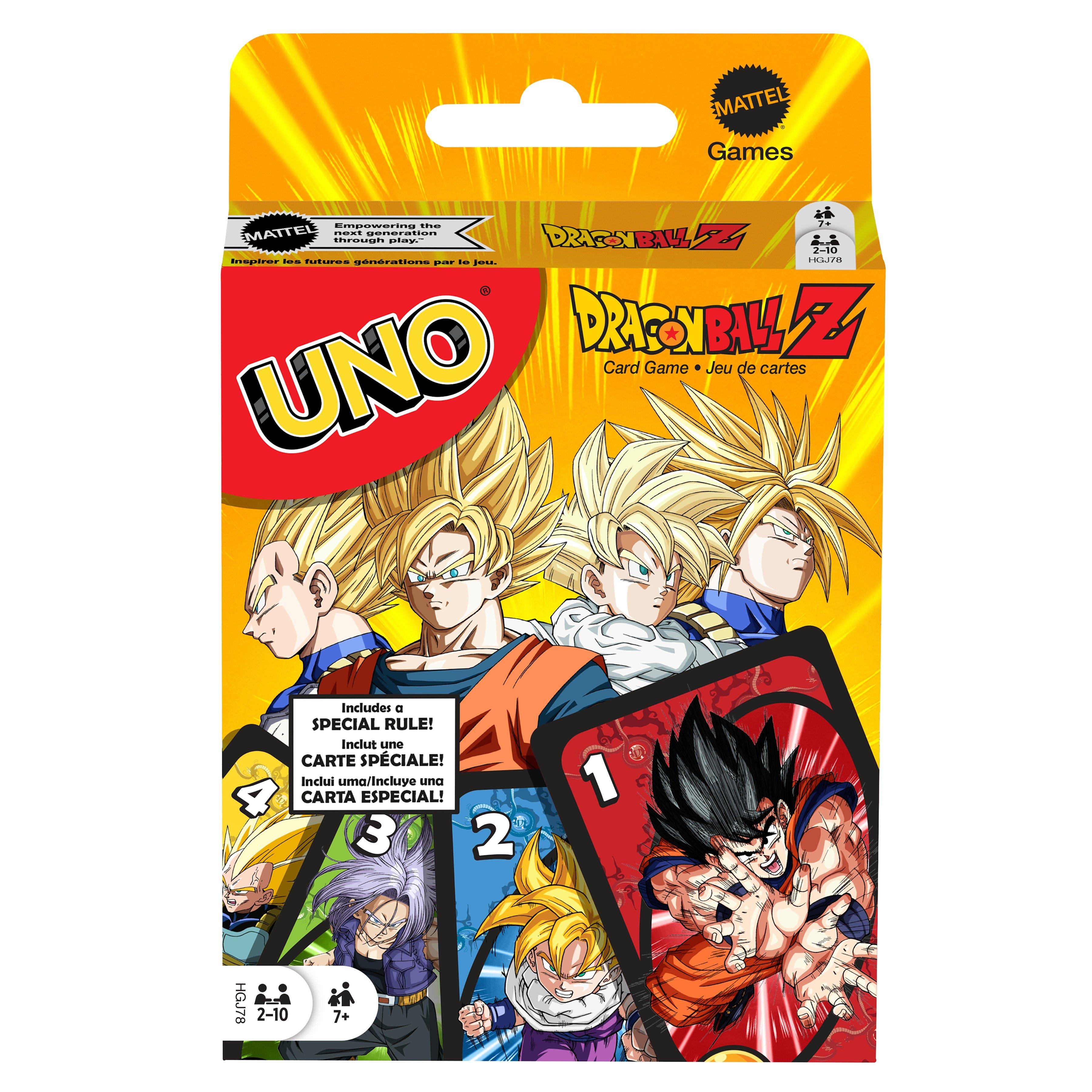 krone Mastery Kirsebær Mattel UNO Dragon Ball Z Card Game | GameStop