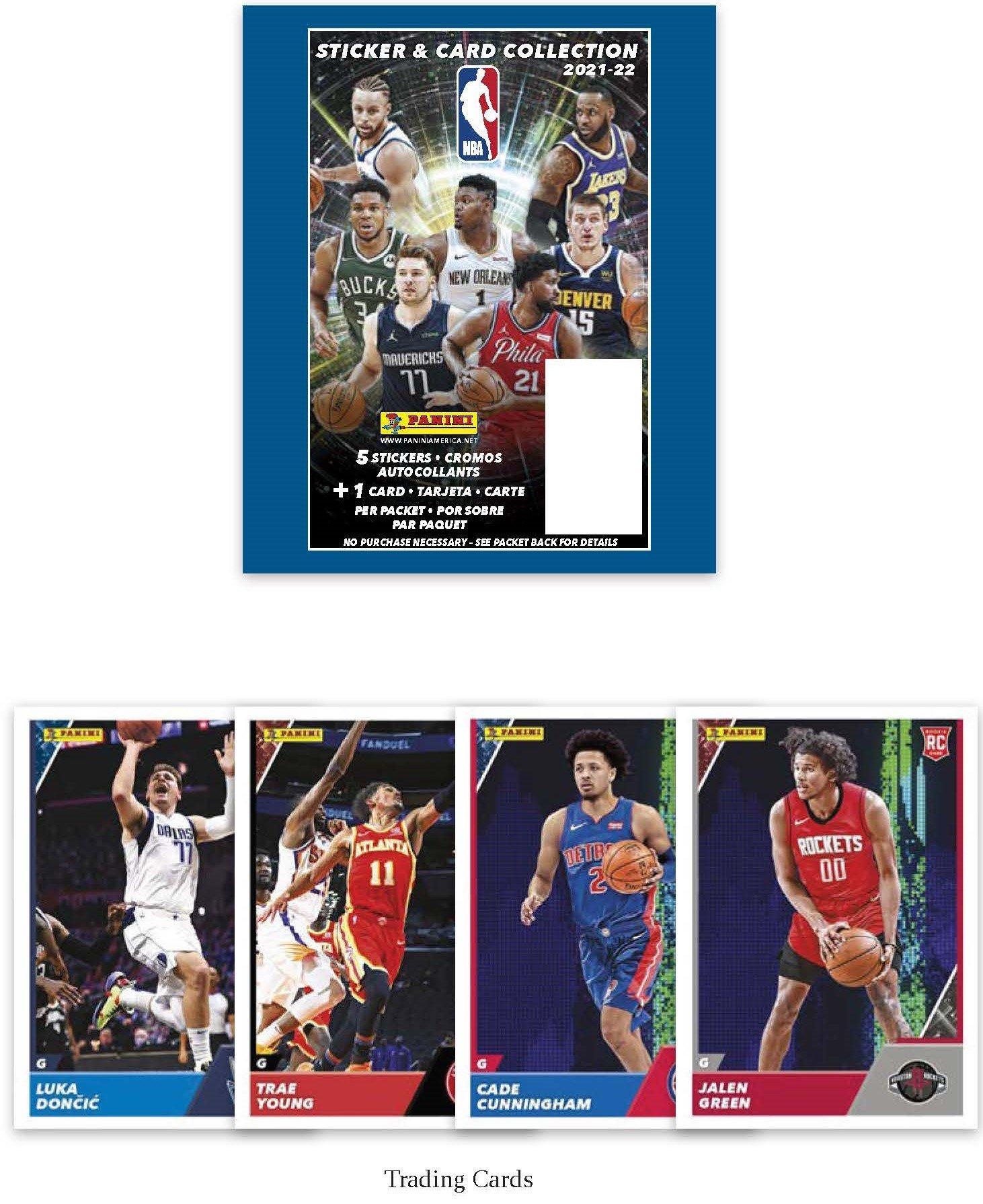 Panini 2020-21 NBA Basketball Hybrid Sticker Pack