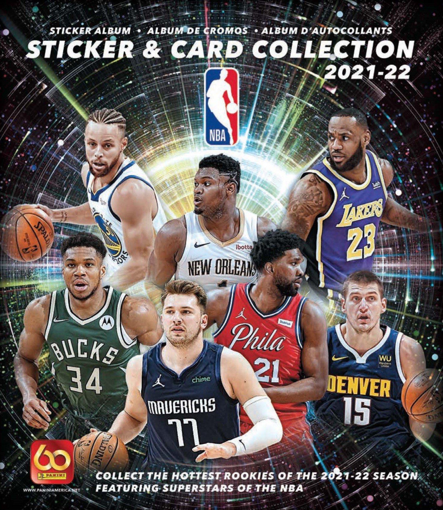 NBA 2021/22 collection officielle de stickers et cartes - Pochettes + album