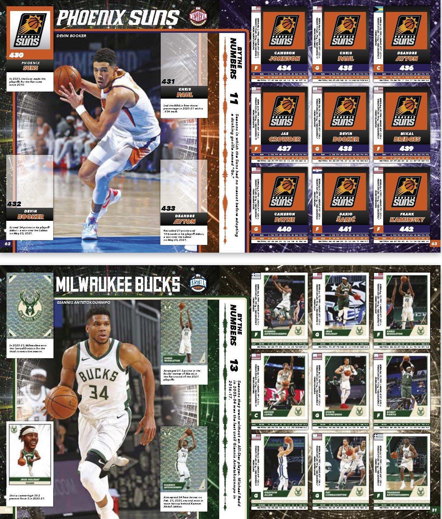 Panini 2021-22 NBA Basketball Sticker Album