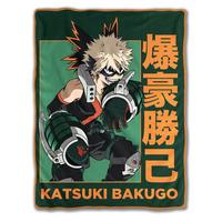 list item 1 of 1 My Hero Academia Katsuki Bakugo Fleece Blanket