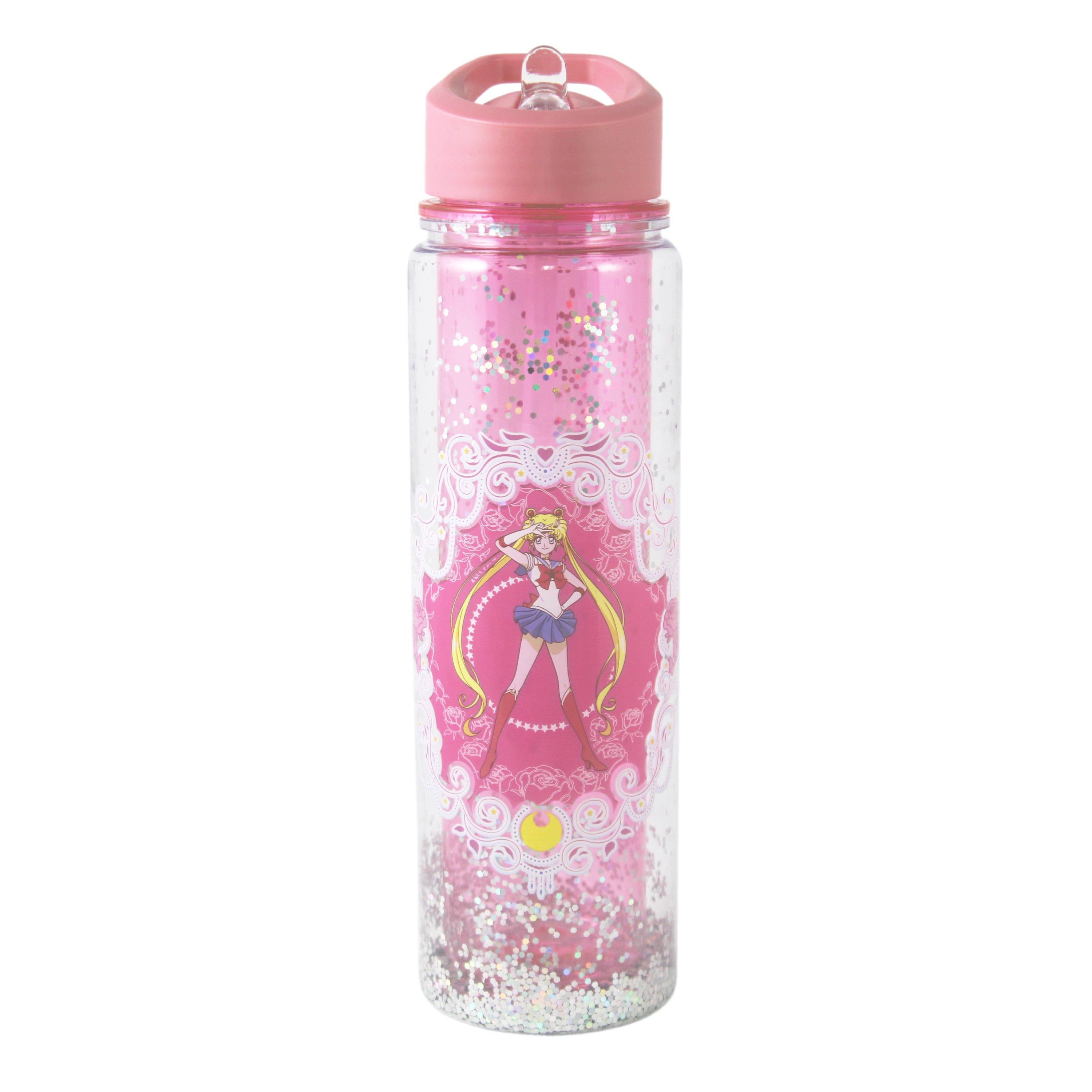 Sailor Moon Crystal Glitter Double-Wall 17oz Water Bottle
