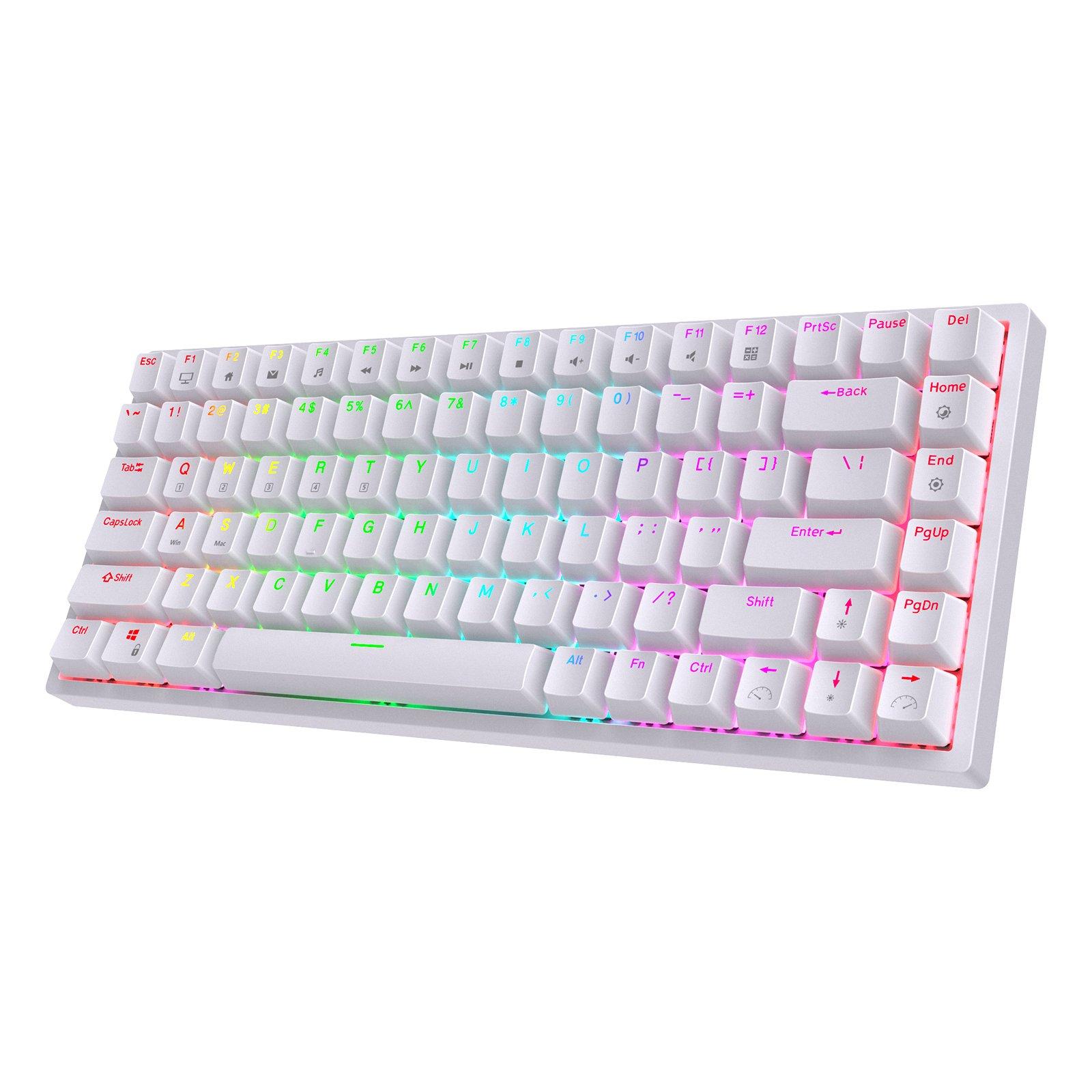 RK Royal Kludge RK84 Red Switch RGB Wireless Bluetooth Mechanical