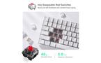 RK Royal Kludge RK84 Hot-Swappable Red Switch Wireless Mechanical Keyboard
