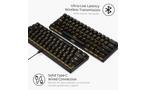 RK Royal Kludge RK61 Hot-Swappable Blue Switch Wireless Mechanical Keyboard Black