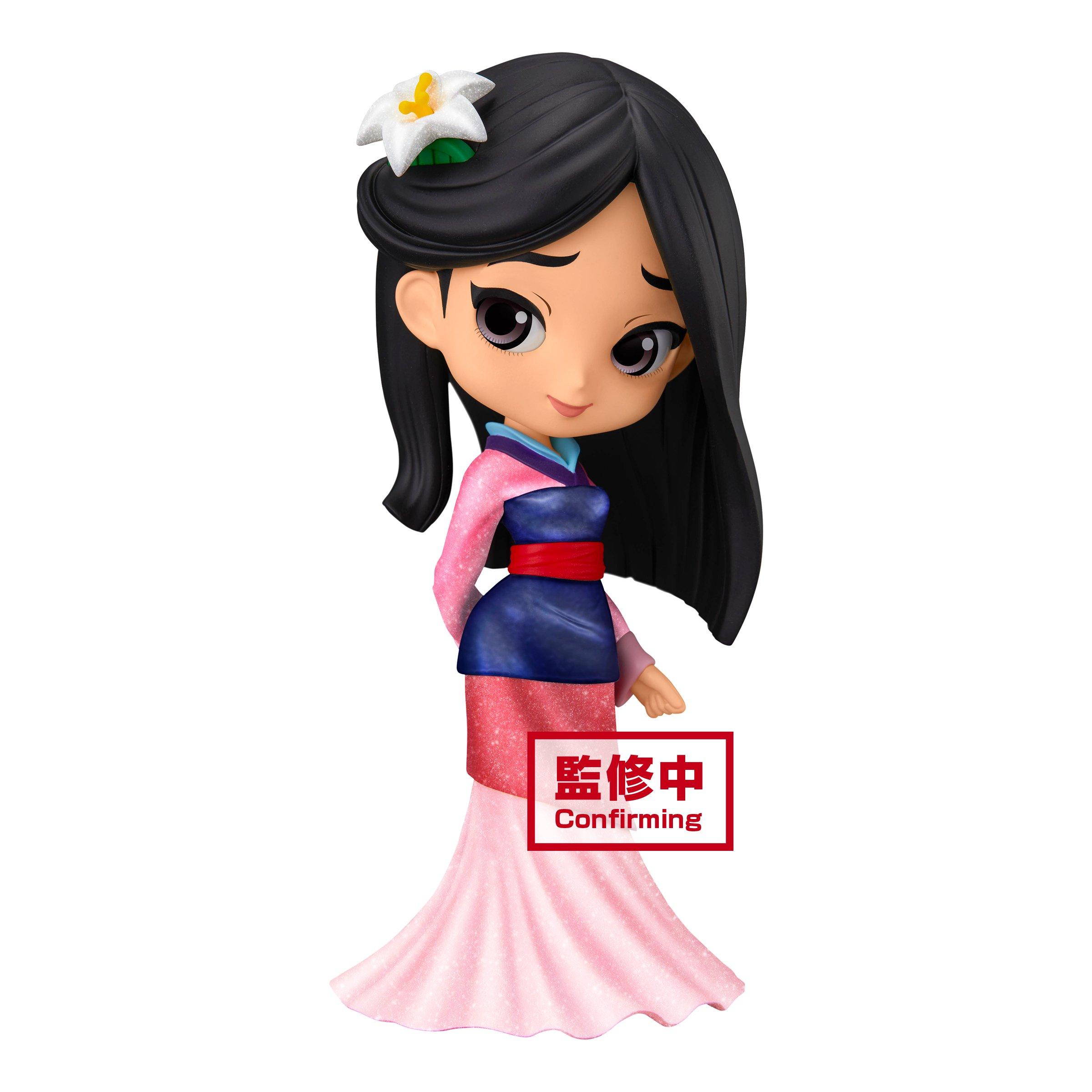 Banpresto Disney Q Posket Glitter Line Mulan 6-In Figure