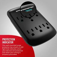 list item 5 of 9 Monster Wall Tap Surge Protector 6 Outlet