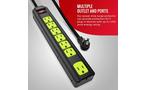Monster Power Strip Surge Protector Heavy Duty Protection 7 Outlets