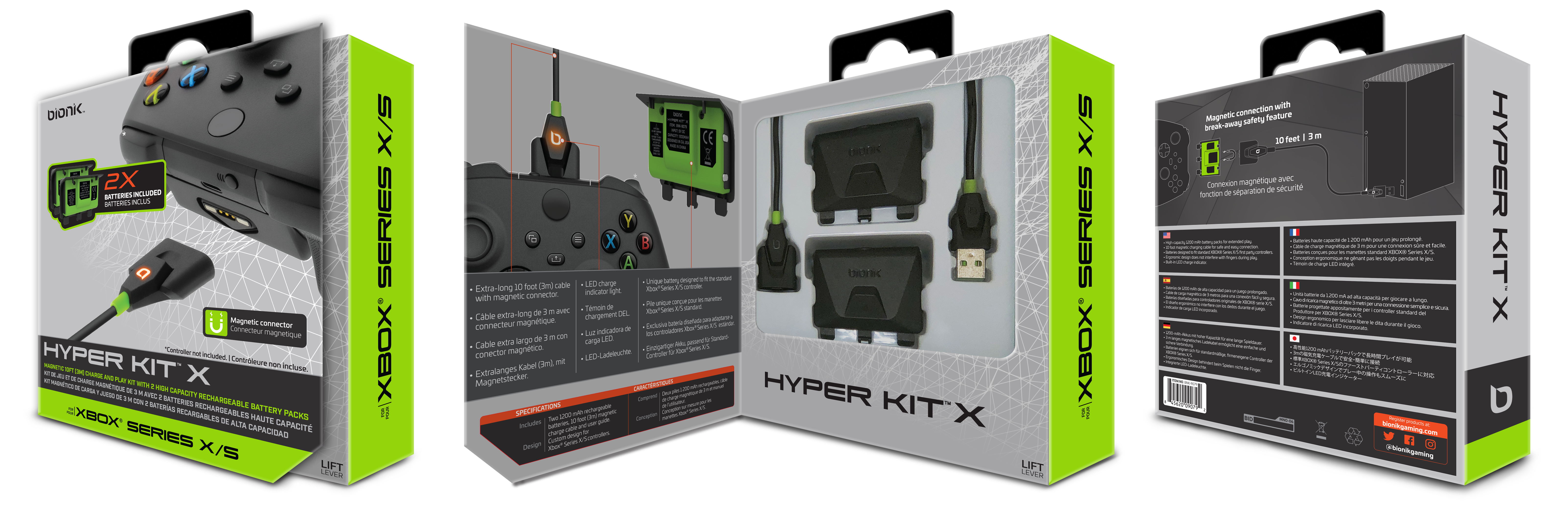 list item 6 of 6 bionik Hyper Kit X Rechargeable Battery for Xbox Series X