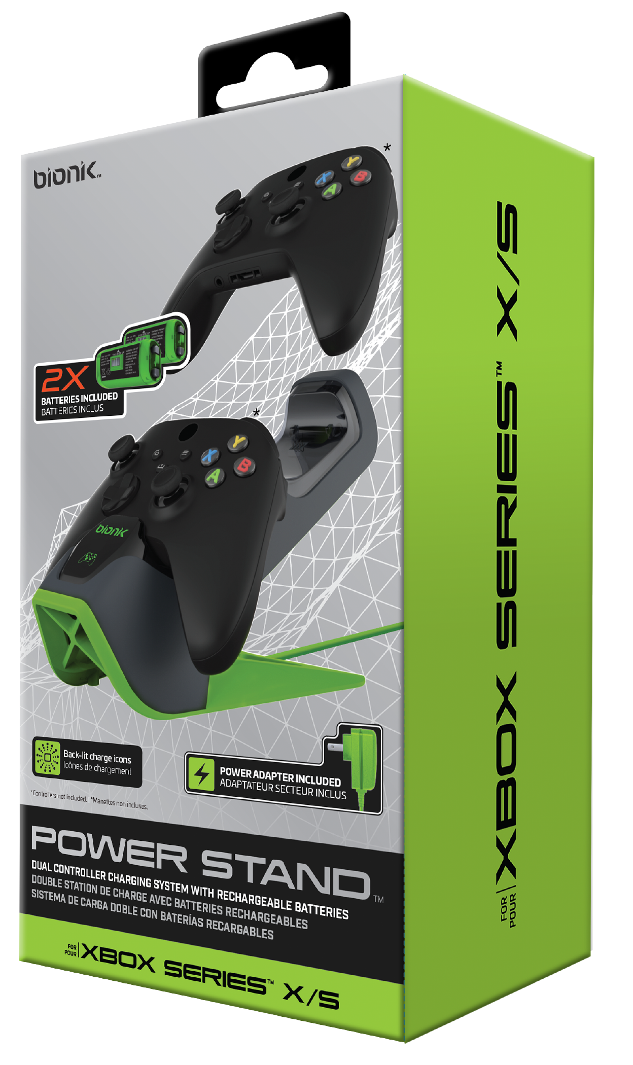 bionik Power Stand Dual Controller Charging System for Xbox Series X