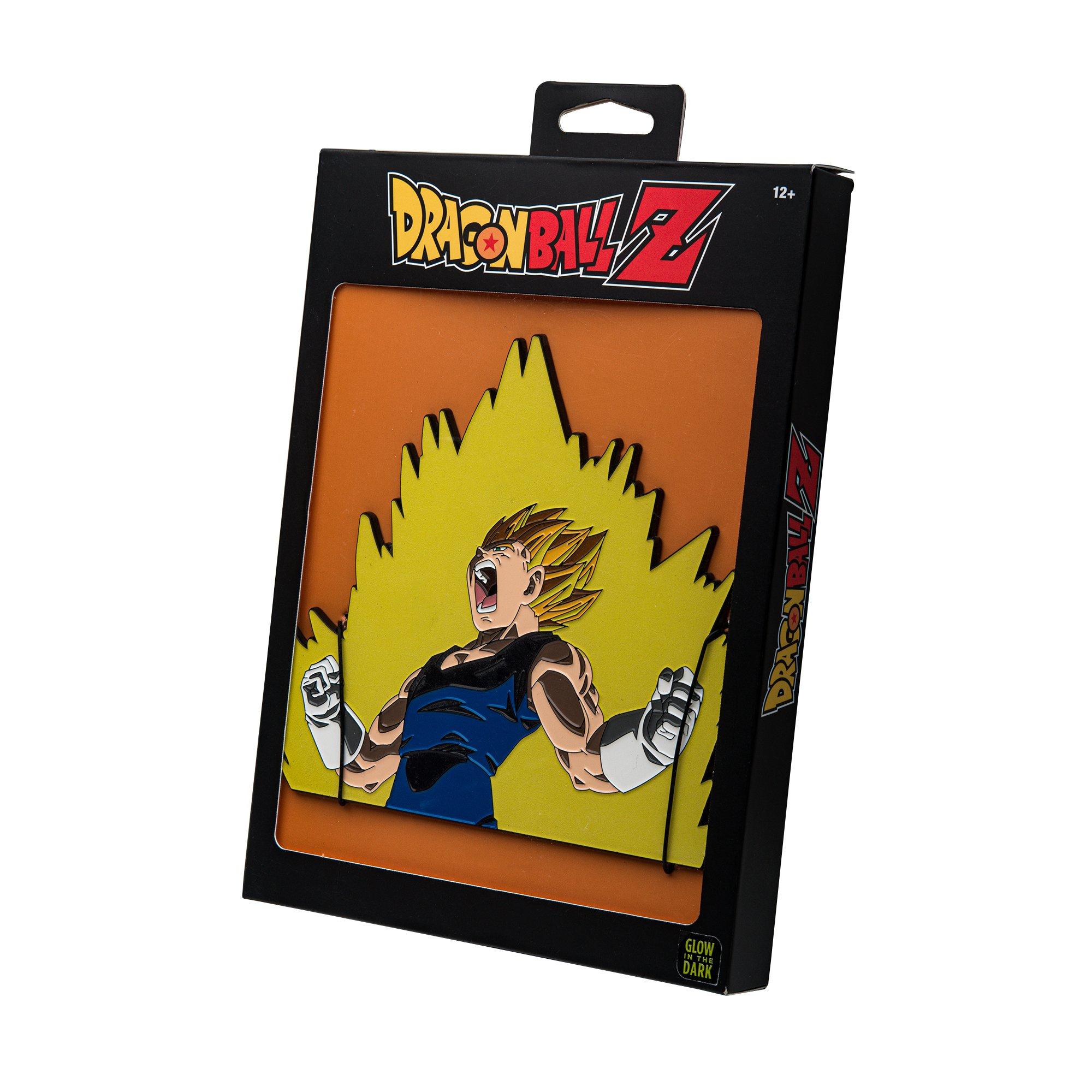 Dragon Ball Z Vegeta Magnetic Glow Enamel Pin