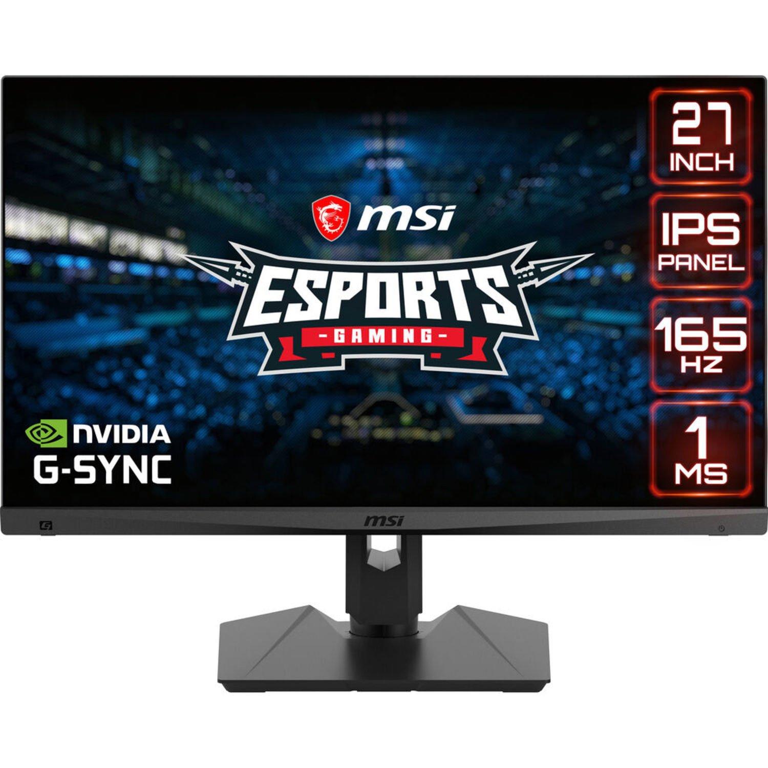 MSI Optix MAG274R2 27-in FHD (1920x1080) 165Hz 1ms G-SYNC Compatible Gaming  Monitor