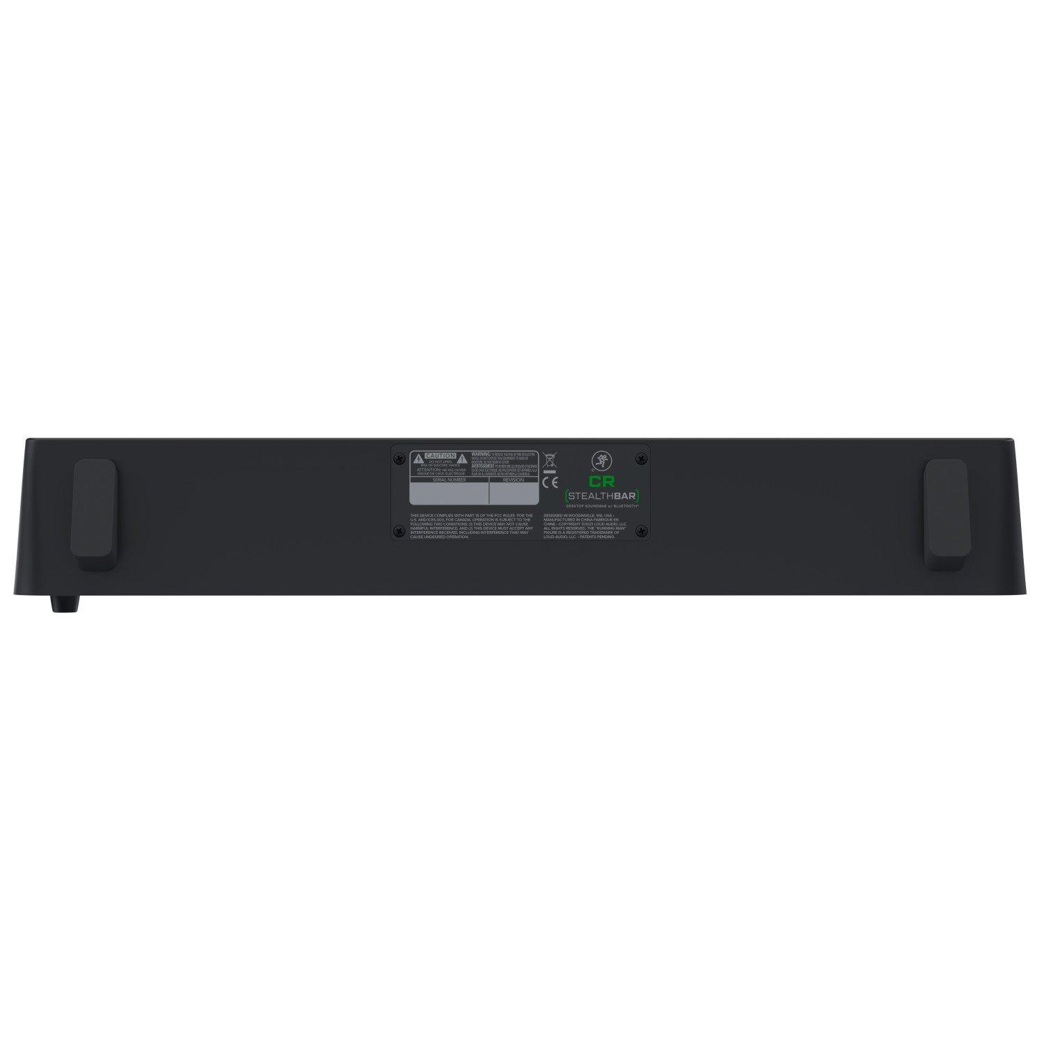 Mackie CR Stealth Bar Desktop Soundbar with Bluetooth