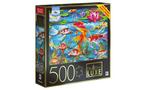 Milton Bradley Big Ben Luxe Blue Board 500 Piece Puzzle with Poster &#40;Assortment&#41;