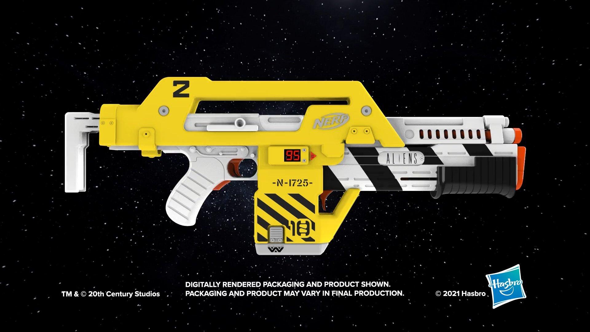 NERF Aliens LMTD Aliens M41A Pulse Blaster GameStop Exclusive