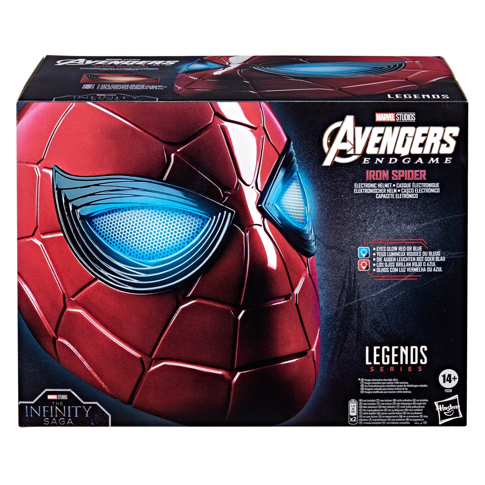 avengers endgame spider man helmet