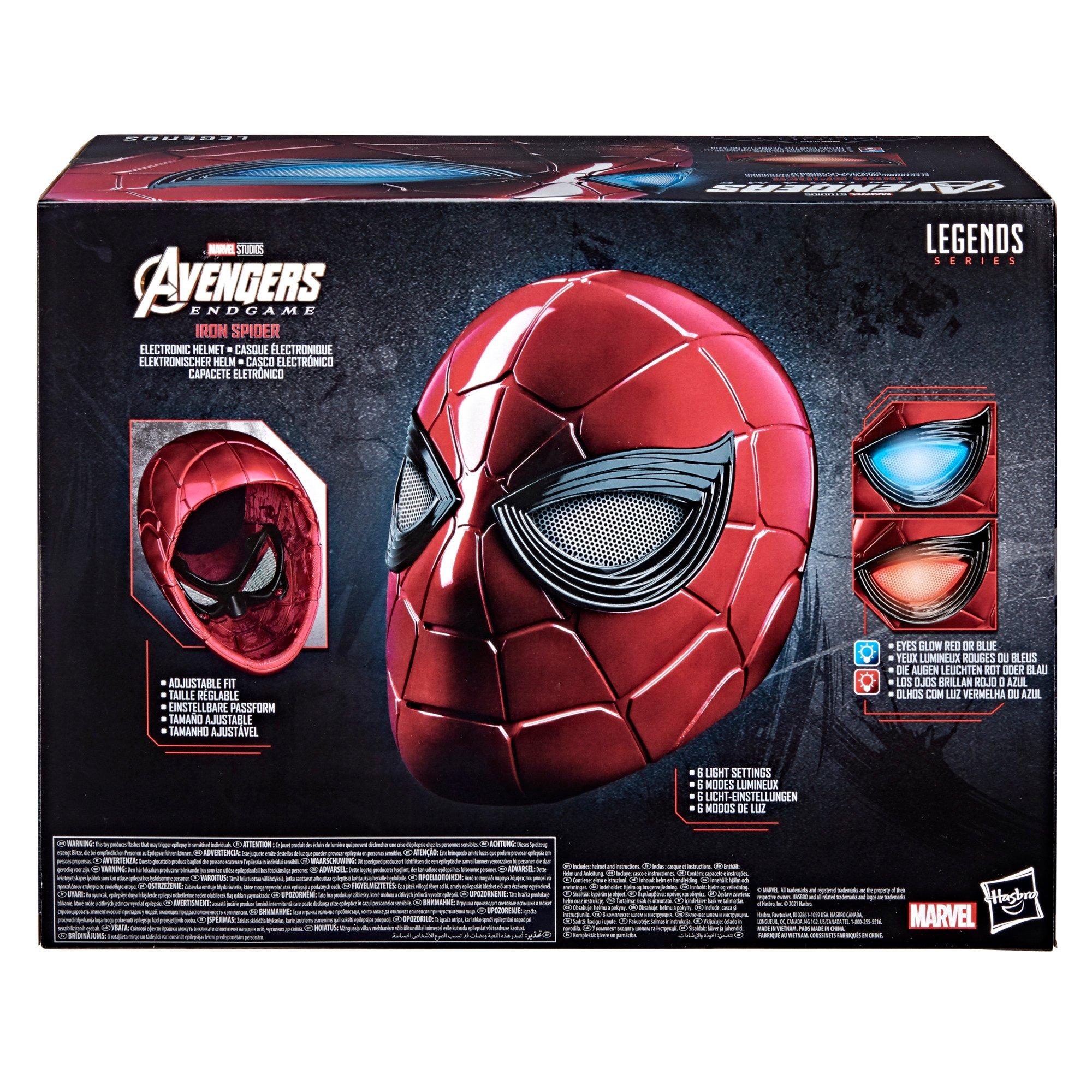list item 11 of 18 Hasbro Marvel Legends Series Avengers Endgame Iron Spider Spider-Man Helmet