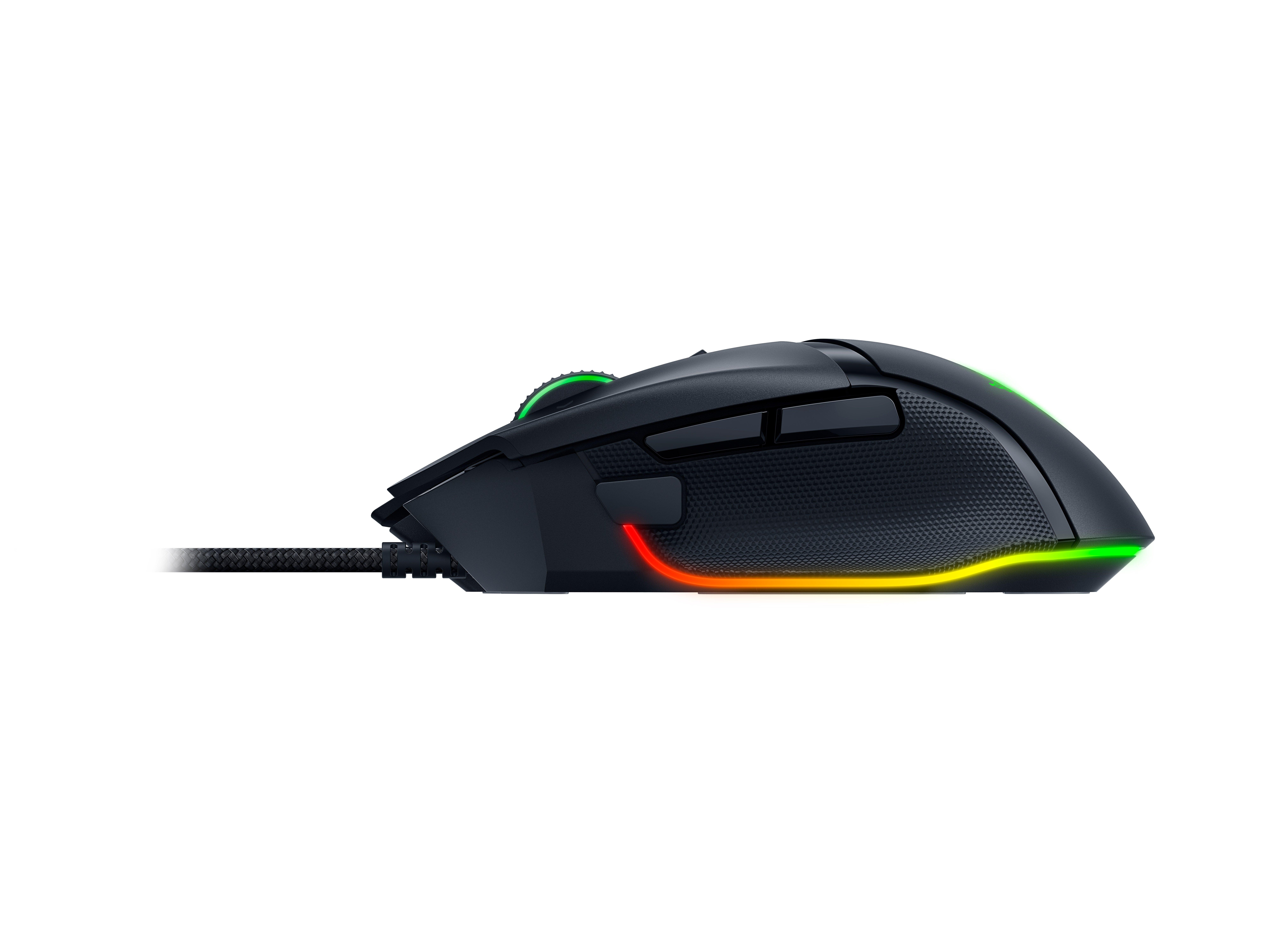 Razer Basilisk V3 Customizable Ergonomic Wired PC Gaming Mouse, Chroma RGB,  26K Optical Sensor, HyperScroll Tilt Wheel, Black 