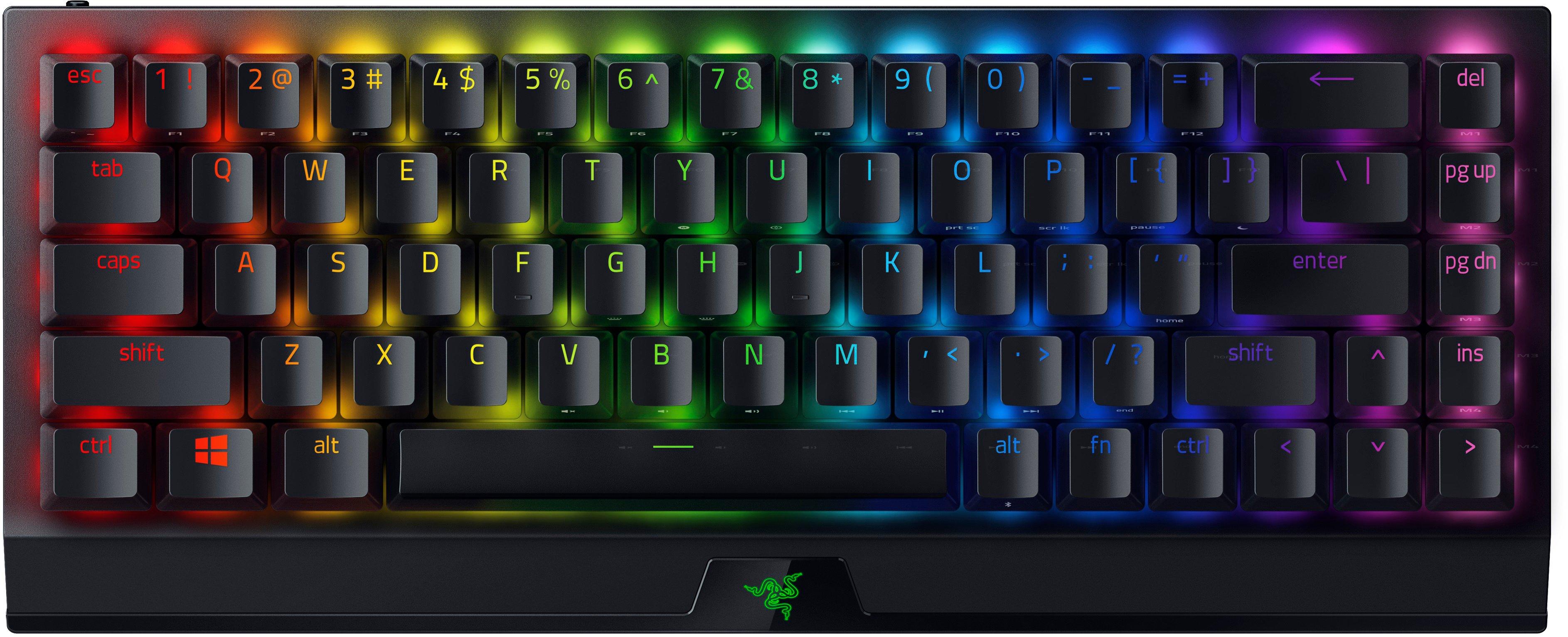 Razer BlackWidow V3 Mini HyperSpeed 65 Percent Wireless Mechanical Gaming  Keyboard