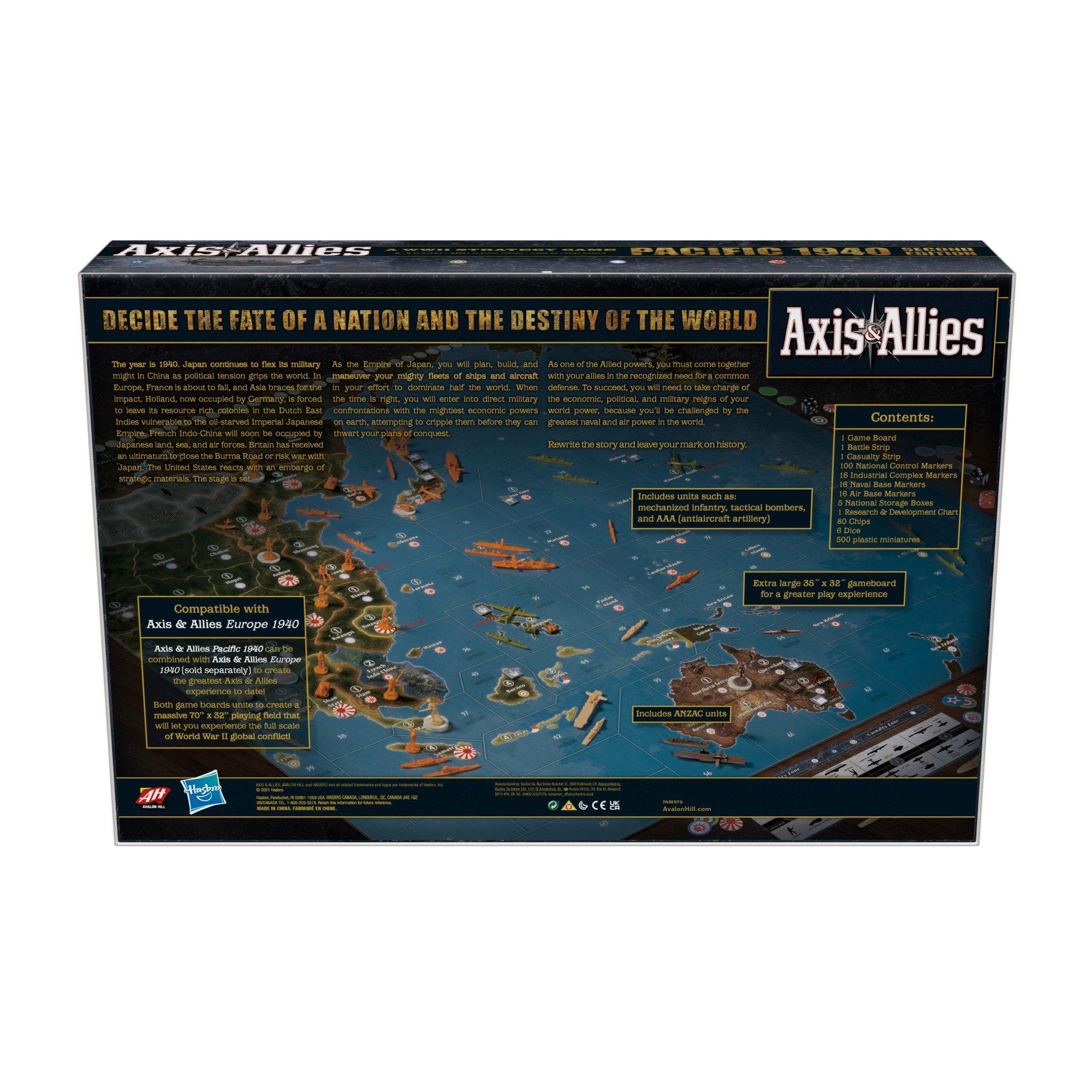 Axis and Allies Pacific 1940 2nd Edition Board Game