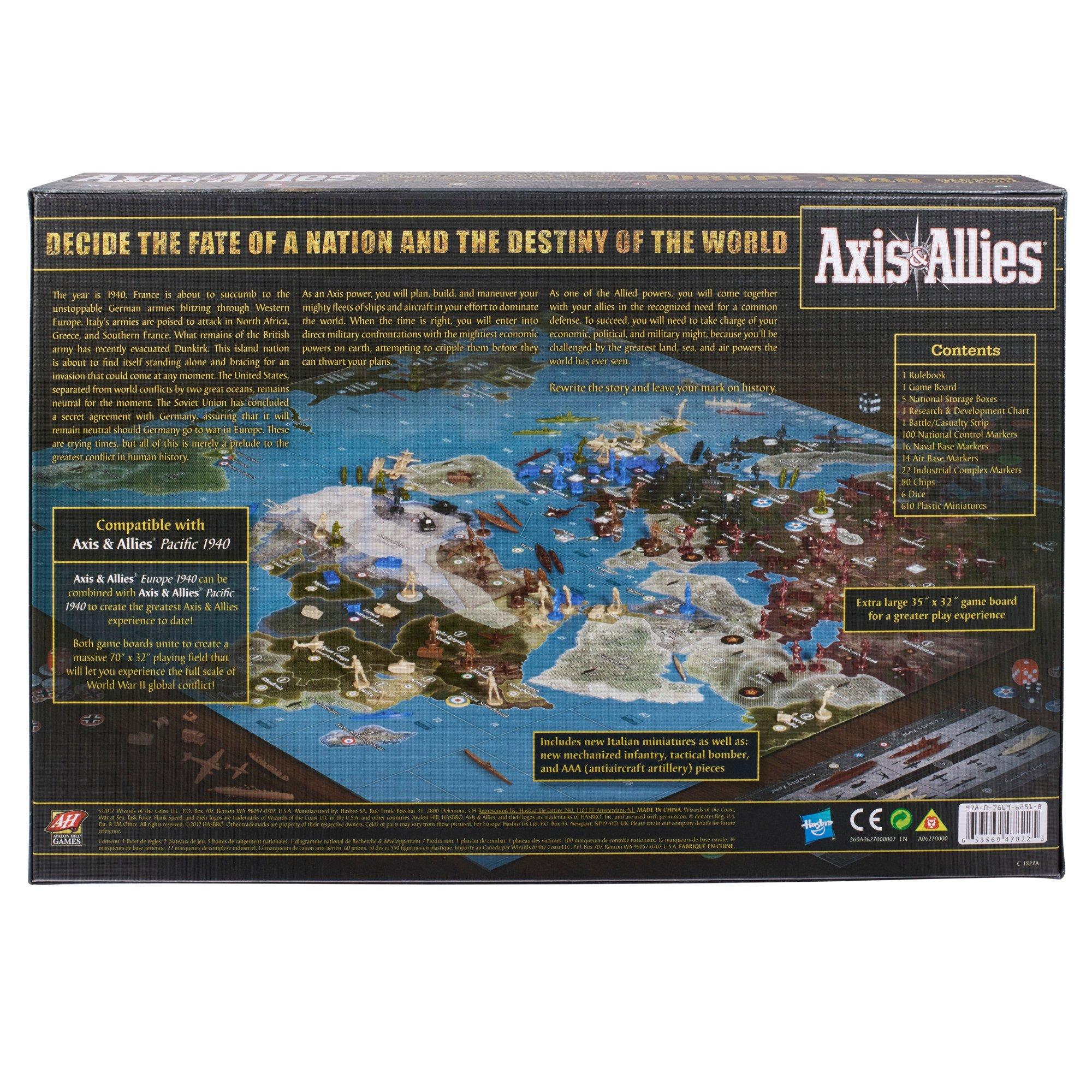 Axis and Allies Europe 1940 2nd Edition Board Game