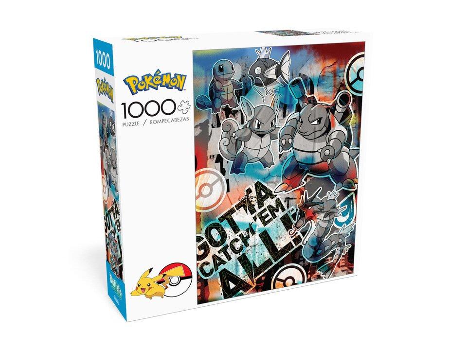 Pokemon Water Type Graffiti 1000 Piece Puzzle Gamestop