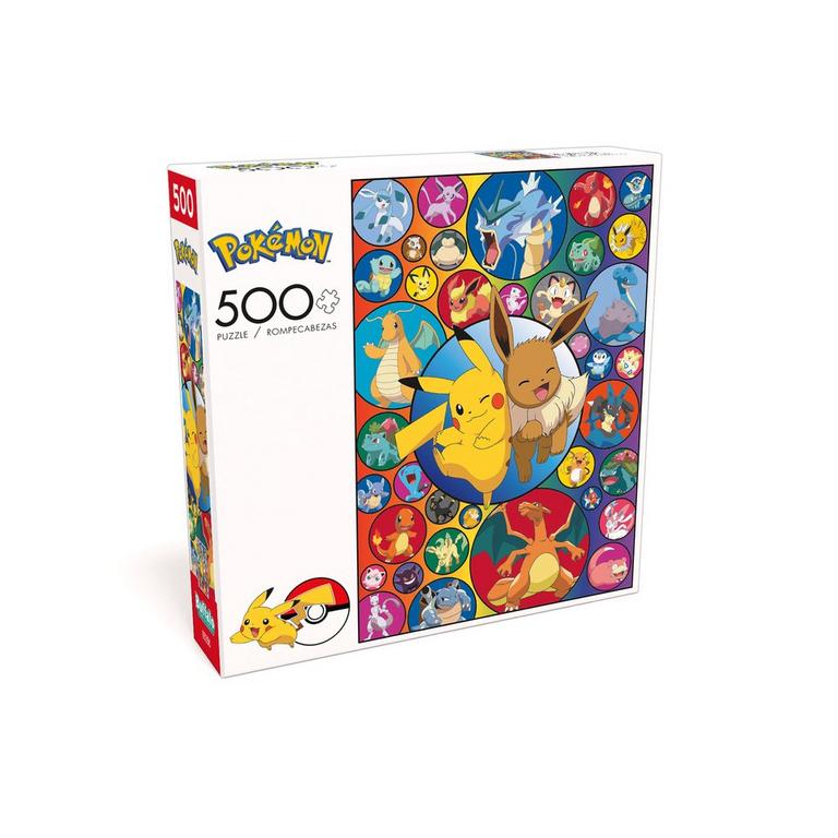 Pokemon Pikachu and Eevee 500-Piece Puzzle