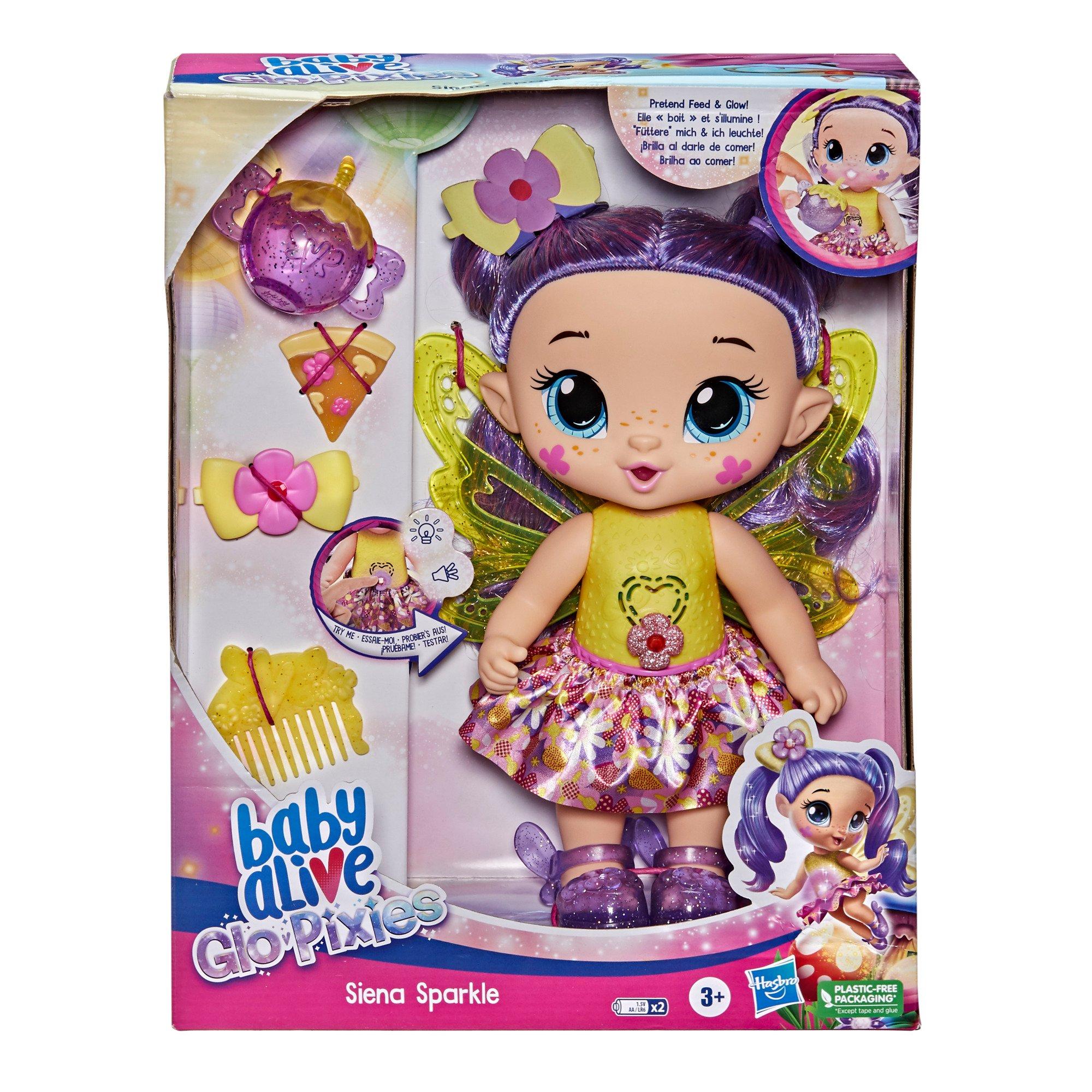 list item 2 of 7 Baby Alive GloPixies Siena Sparkle Baby Doll