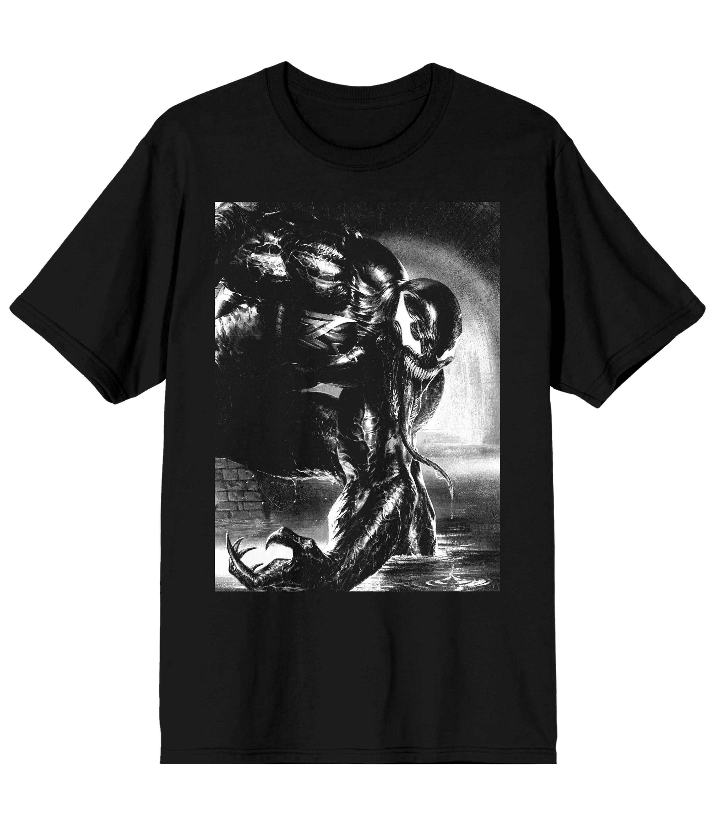 Film & Fernsehen Fanbekleidung Marvel Venom Comic Mens Black T-Shirt