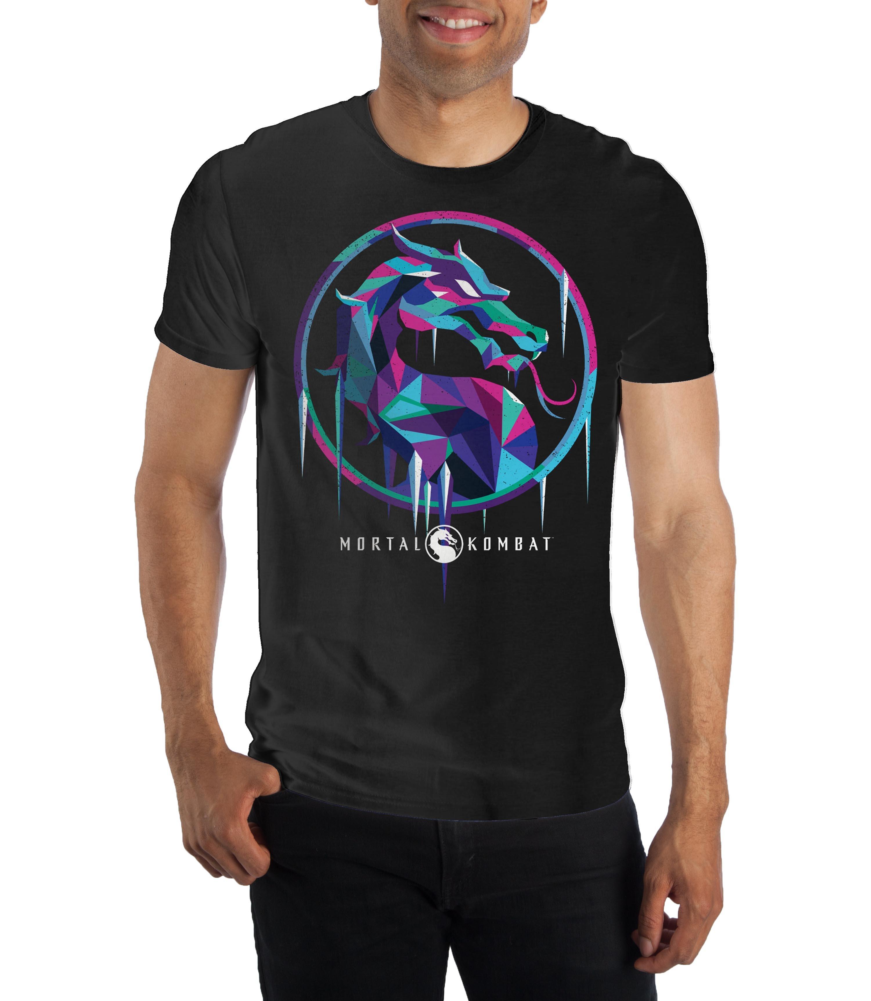 Mortal Kombat Frozen Dragon Mens T-Shirt