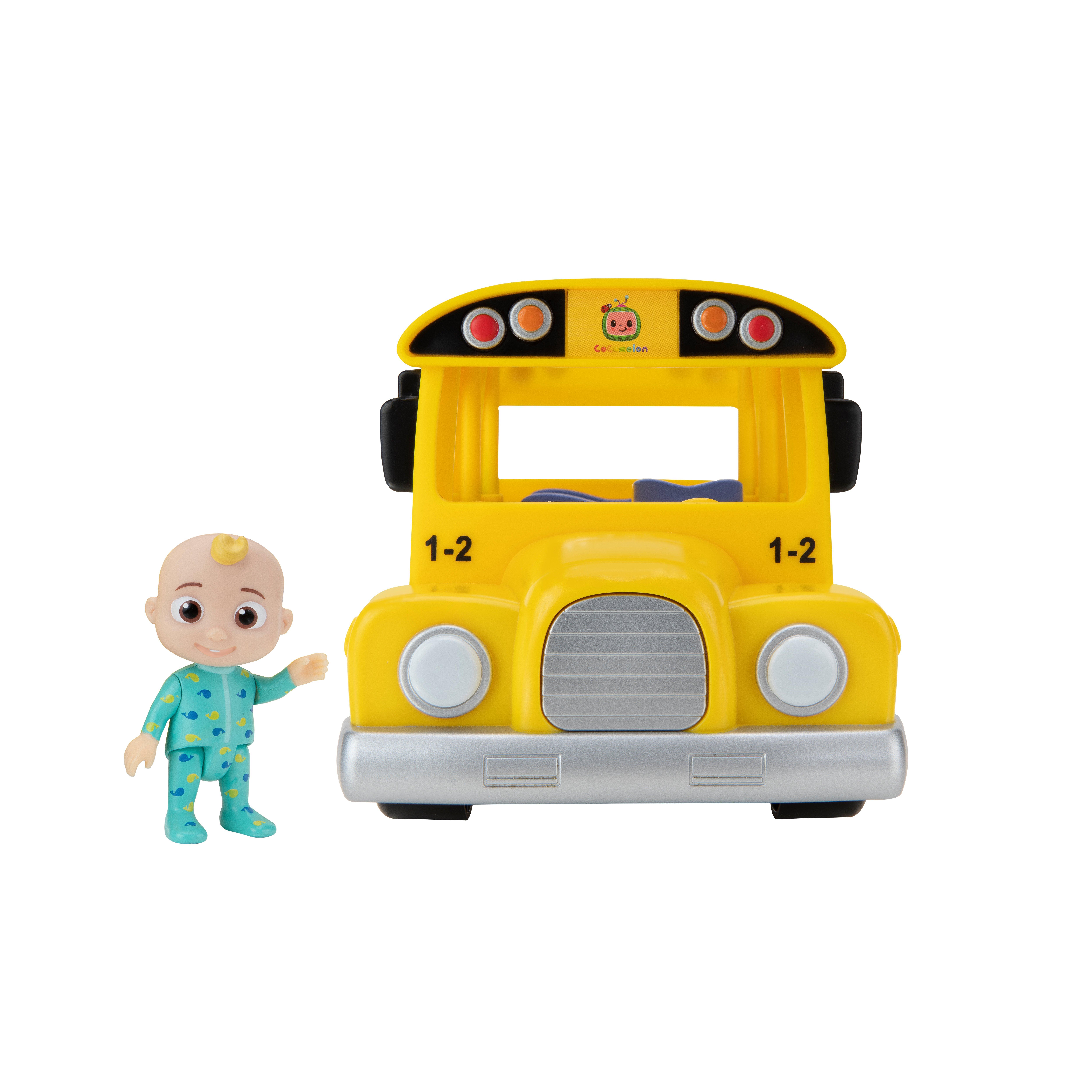 CoComelon Official Musical Yellow School Bus, Plays Clips