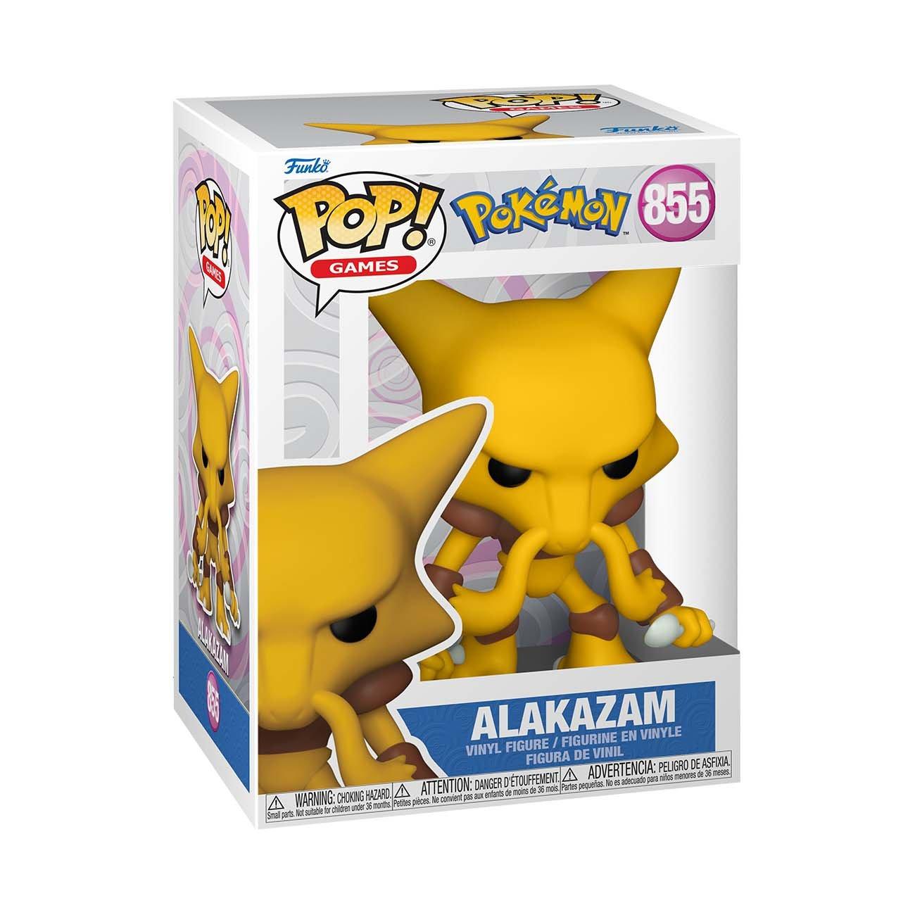 Pokemon - Alakazam Pop! Vinyl Figure (Bundled with Compatible Pop Box  Protector Case)